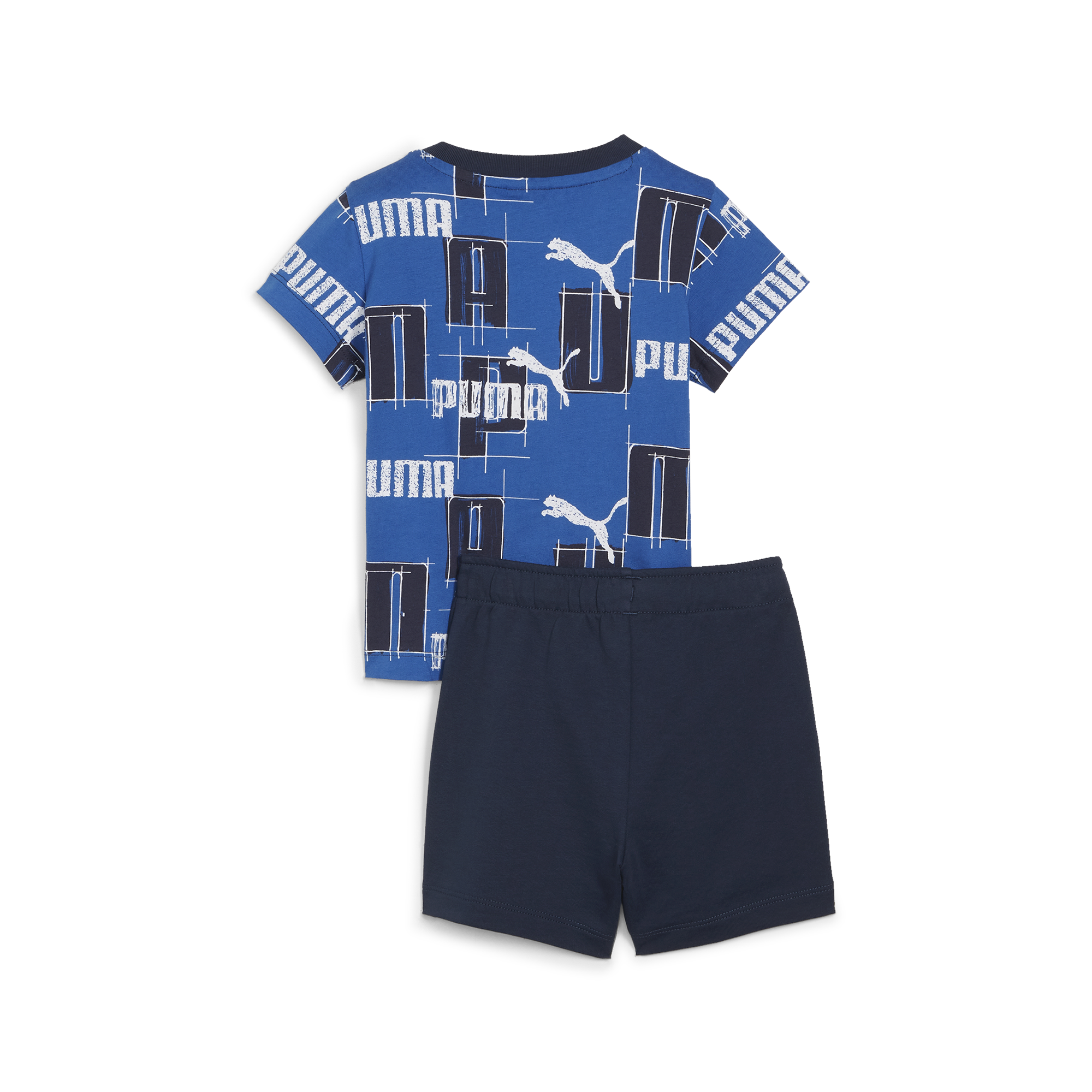 Boys Minicats All Over Print T-Shirt Short Set