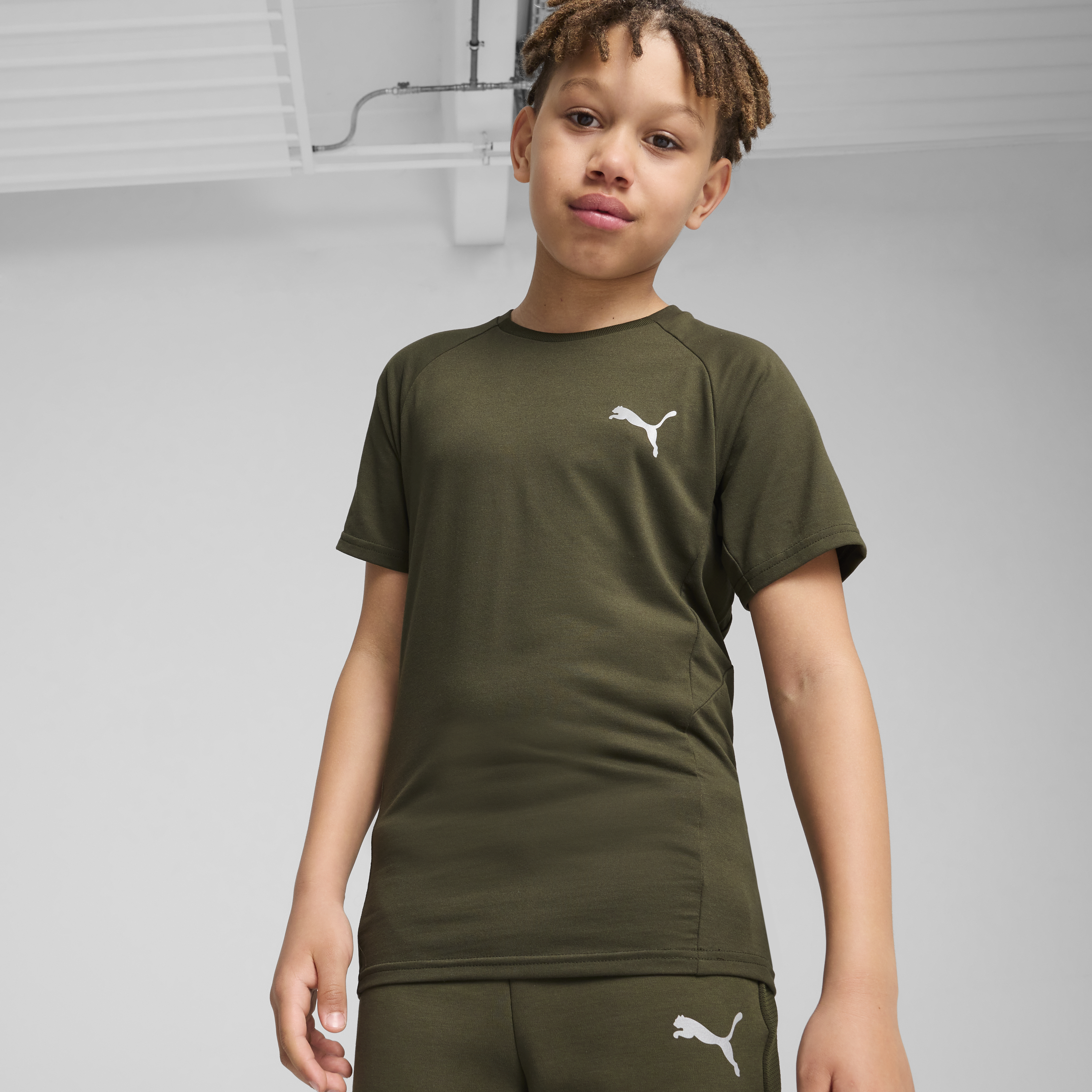 Boys Evostripe Short Sleeve T-Shirt