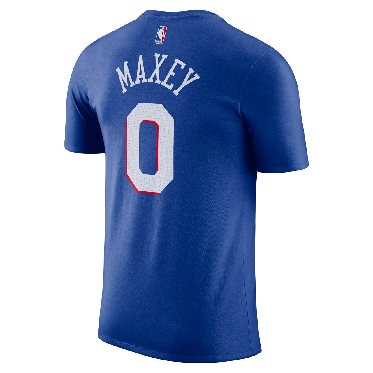 Mens Philadelphia 76ers Tyrese Maxey N&N T-Shirt