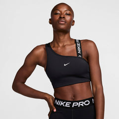 Womens Pro Swoosh Asymmetrical Medium Support Bra