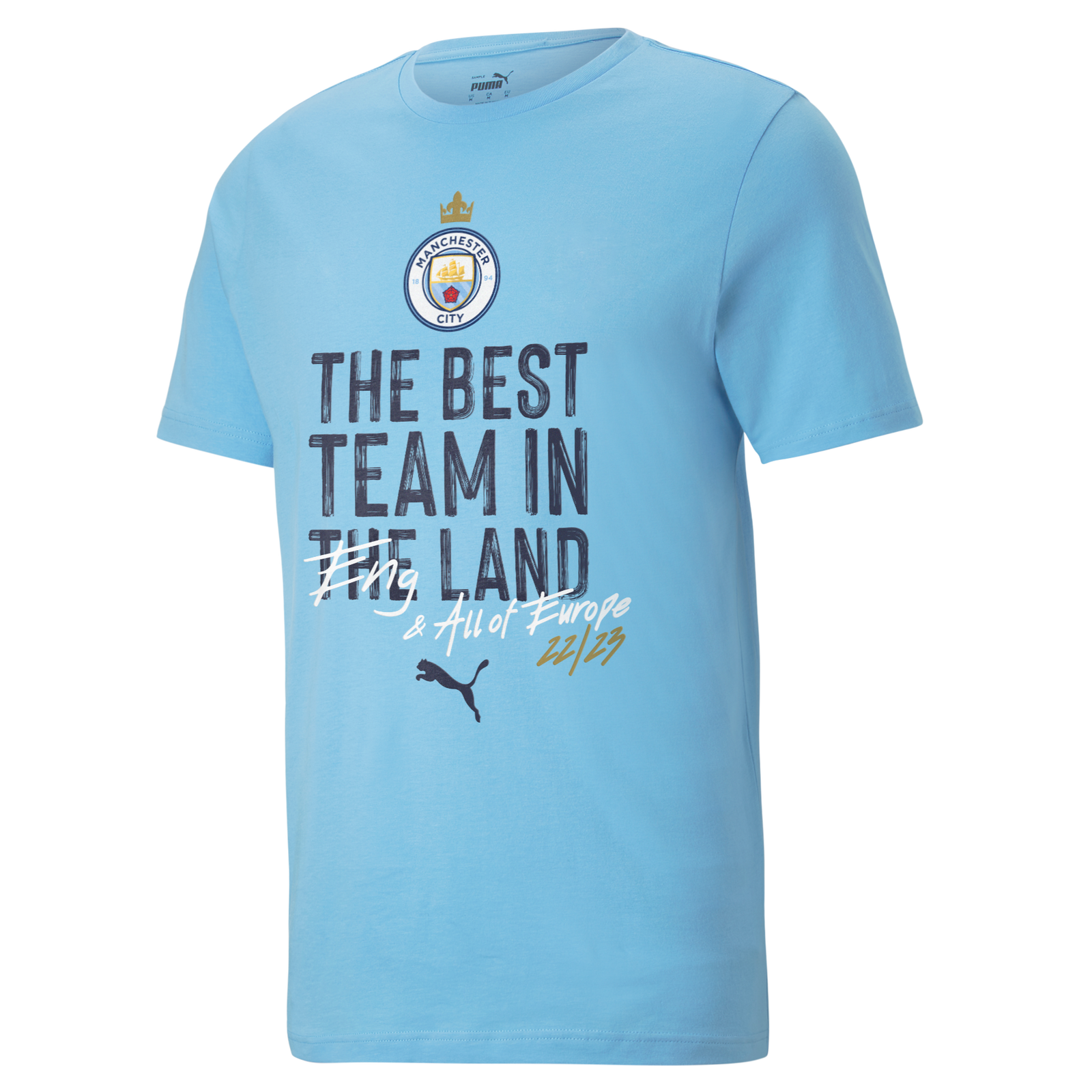 Mens Manchester City FC CL Winners T-Shirt
