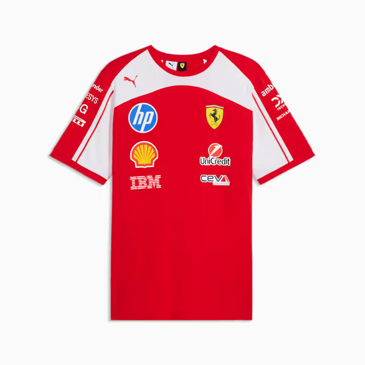 Mens Scuderia Ferrari F1 Replica T-Shirt