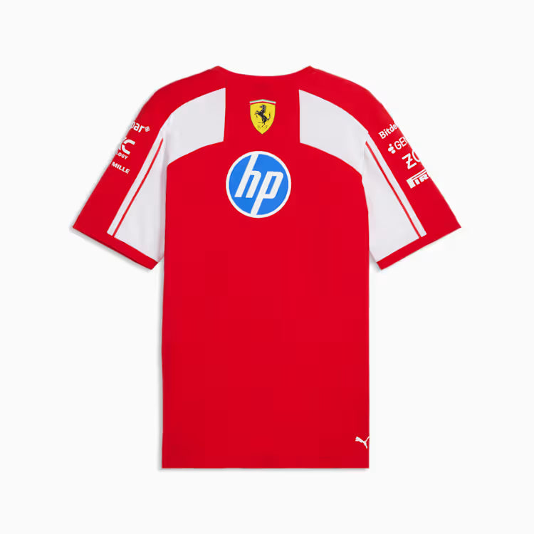 Mens Scuderia Ferrari F1 Replica T-Shirt