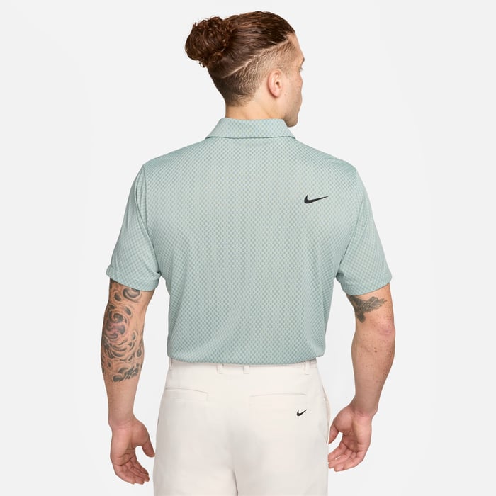 Mens Dri-Fit Jacquard Tour Golf Polo Shirt