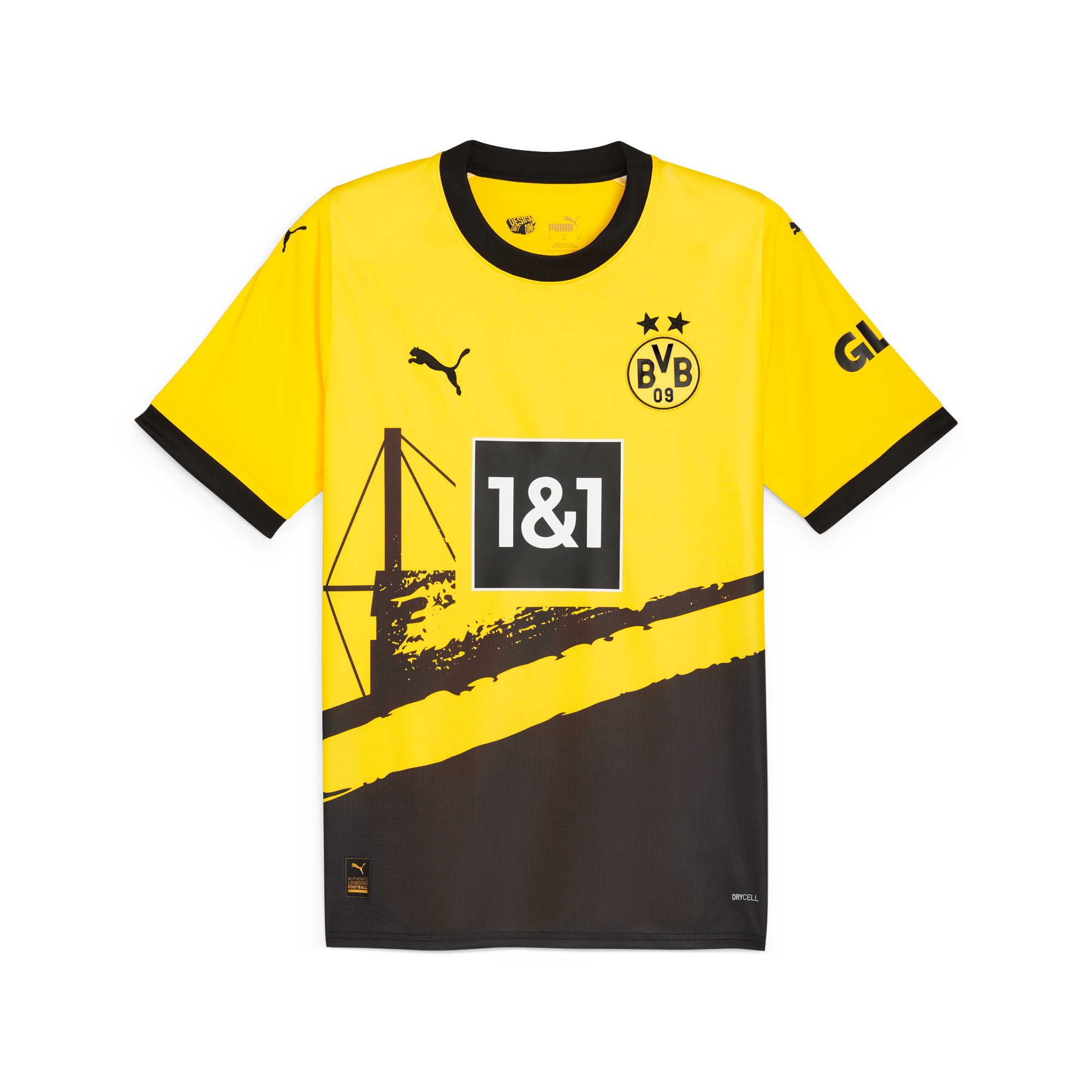 Mens Borussia Dortmund 23/24 Home Jersey
