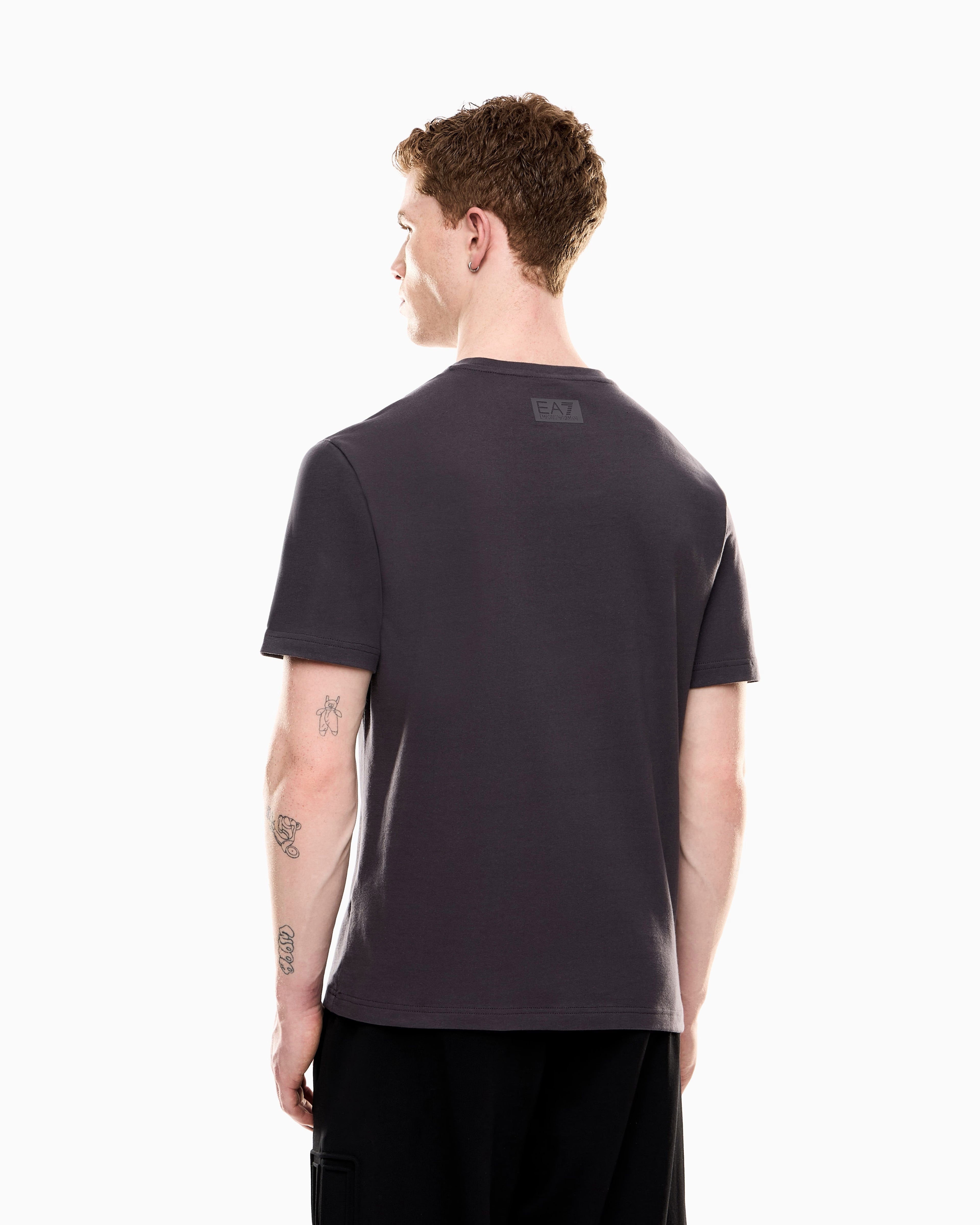 Mens Logo Series Oversize Logo Short Sleeve T-Shirt