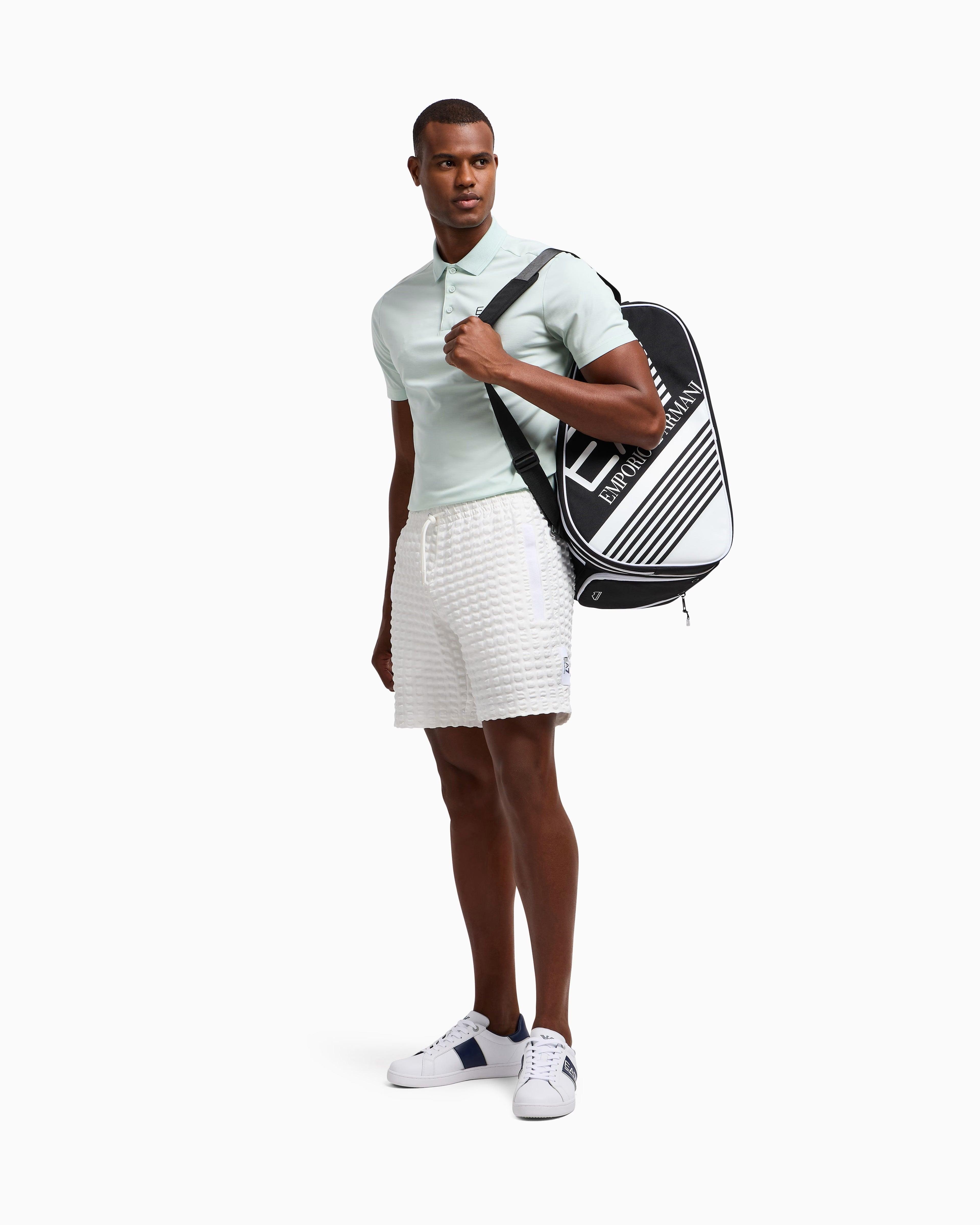 Mens Tennis Pro Colorblock Polo