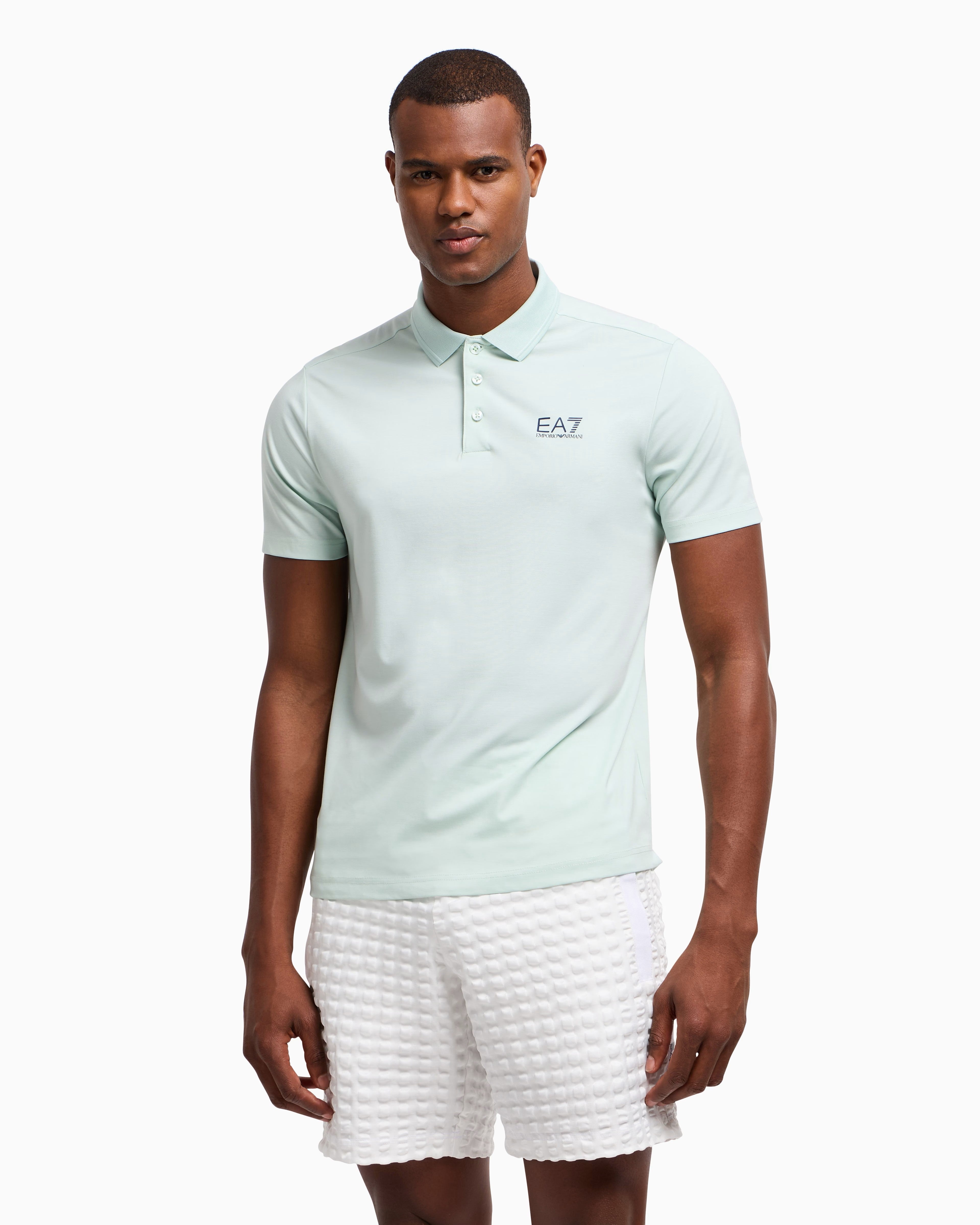Mens Tennis Pro Colorblock Polo