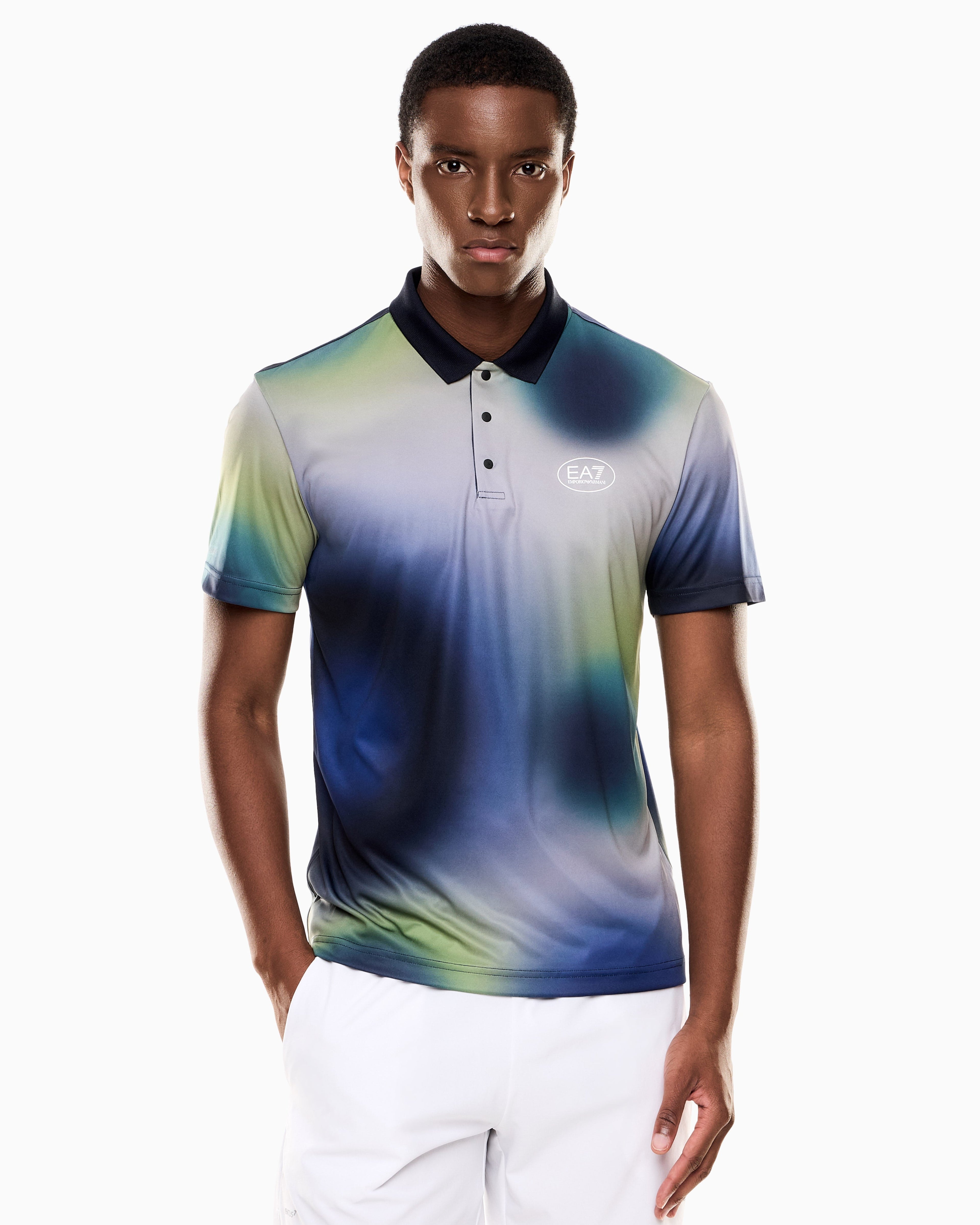 Mens Tennis Pro Graphic Polo