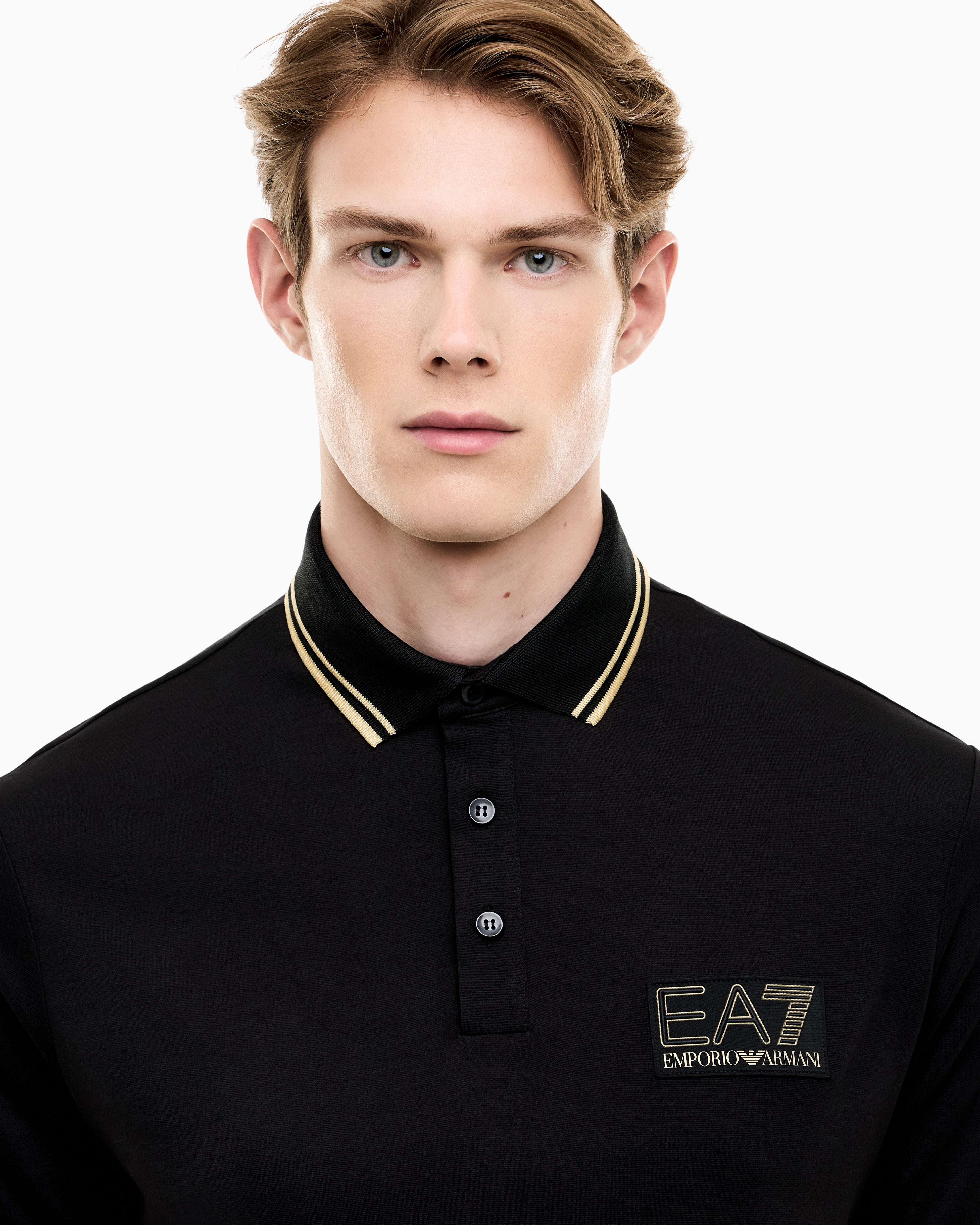 Mens Train Premium Gold Label Polo