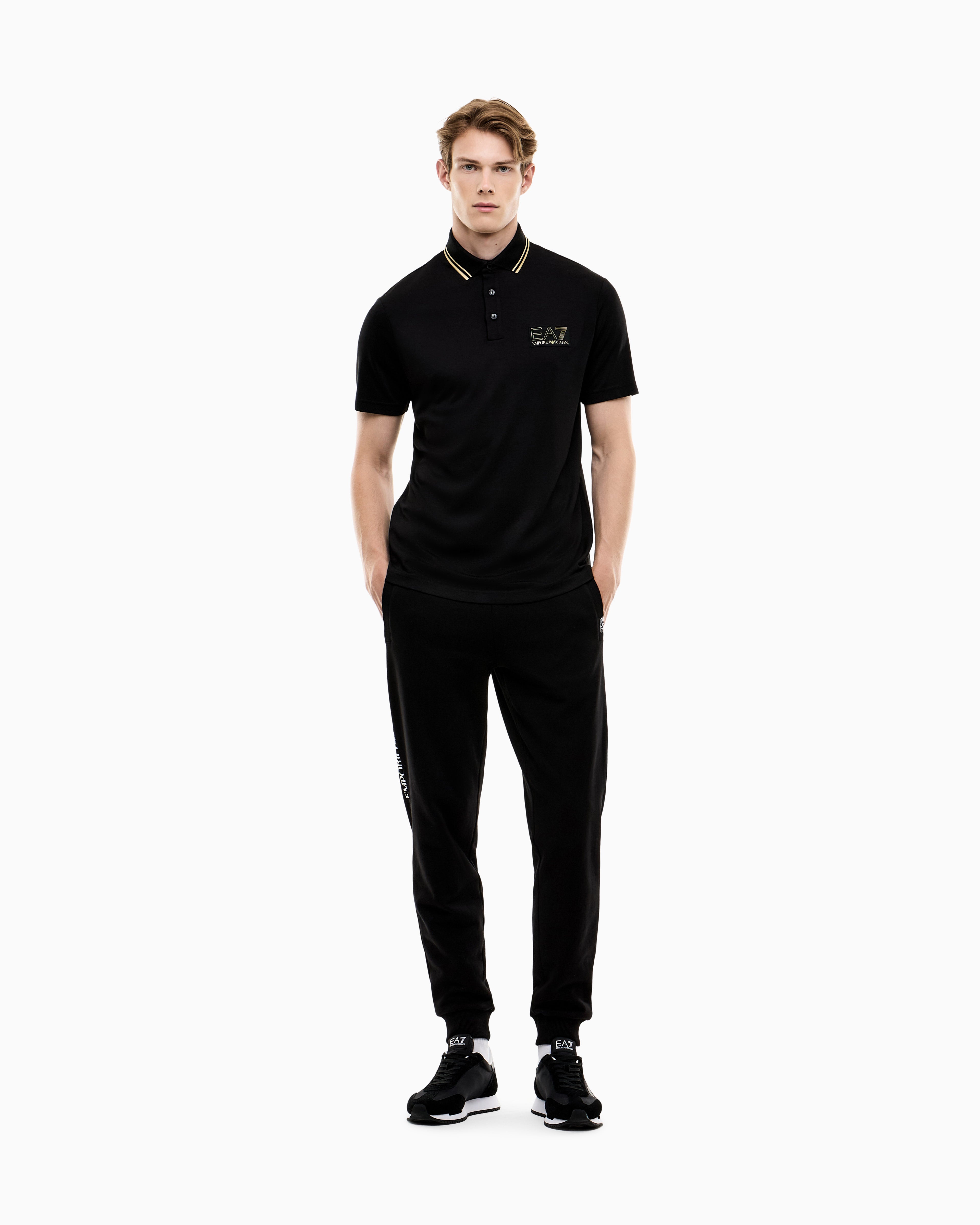 Mens Train Premium Gold Label Polo