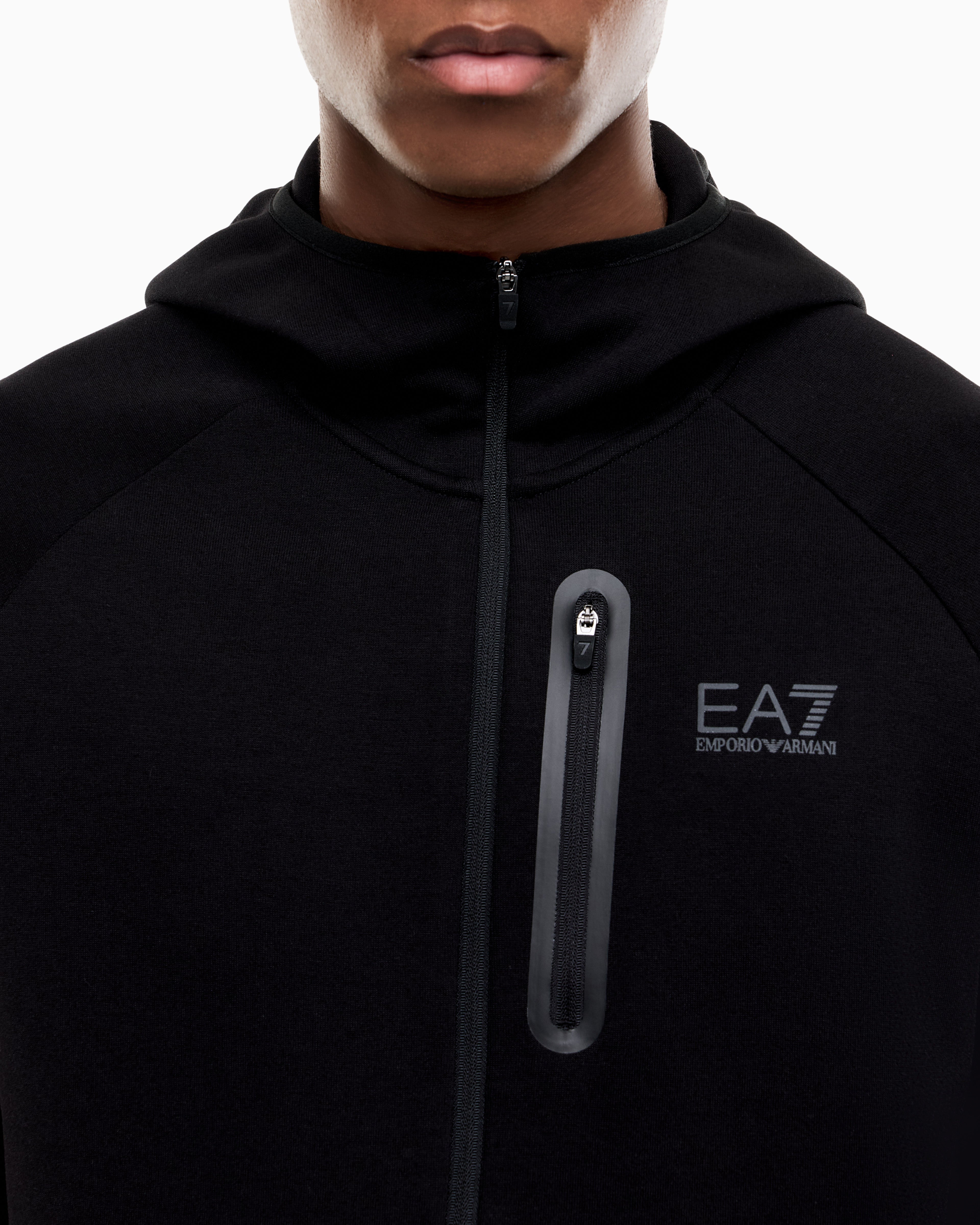 Mens Natural Ventus7 Full Zip Hooded Jacket