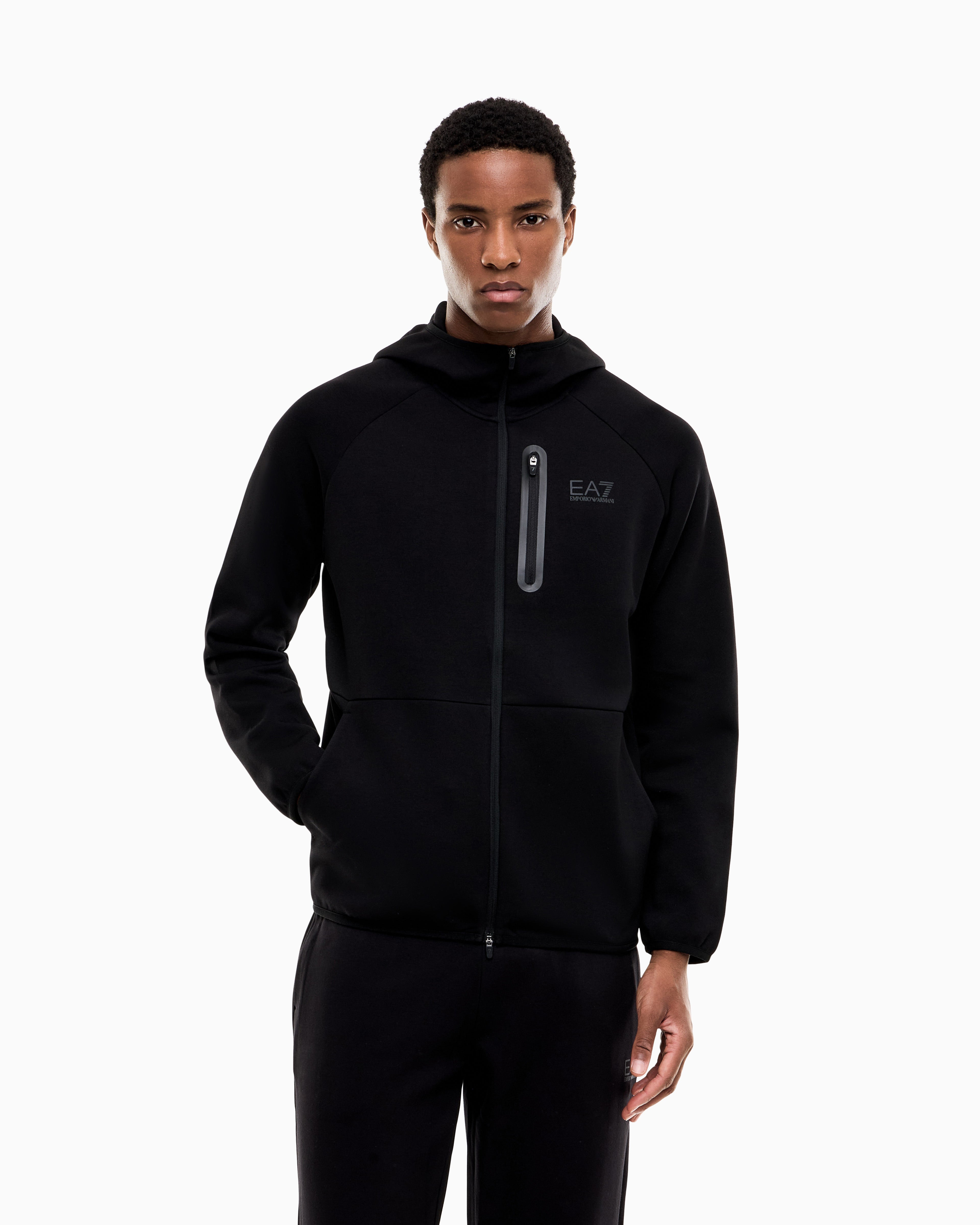 Mens Natural Ventus7 Full Zip Hooded Jacket