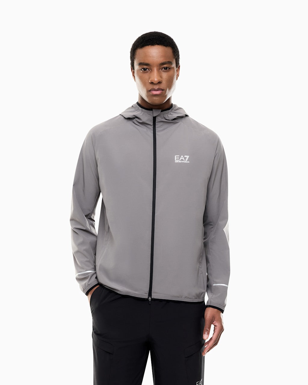 Mens Ventus7 LightWeight Full Zi p Hooded Jacket
