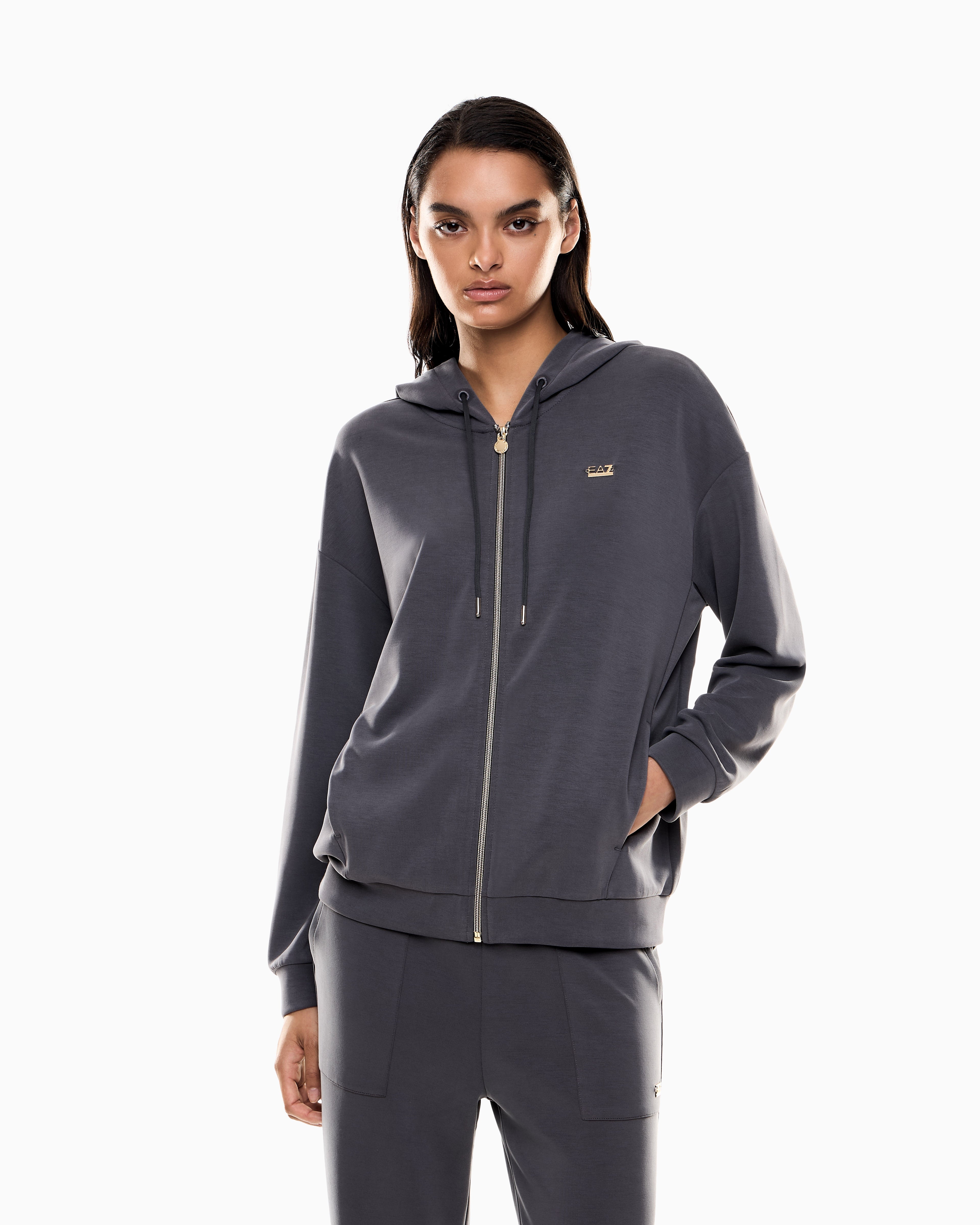12643 EA7 Emporio Armani Womens Core Relax Full Zip Jacket - Shop Online UAE ...