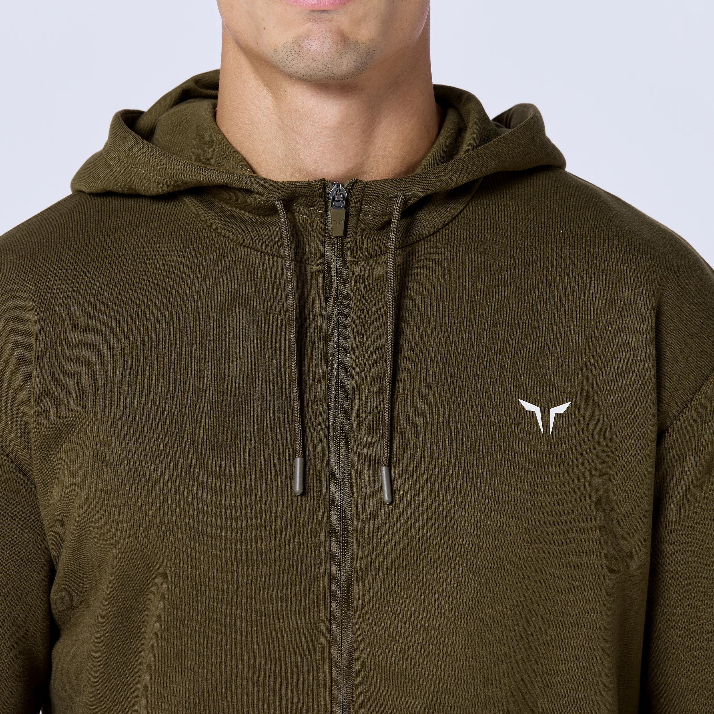 Mens Essential Zipped Hoodie