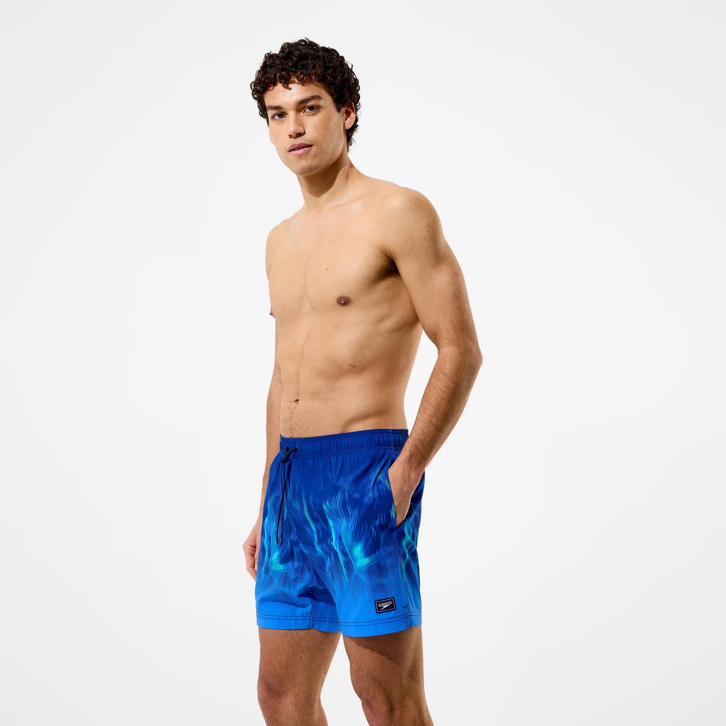 Mens Printed Redondo 16 inch Edge Swim Short