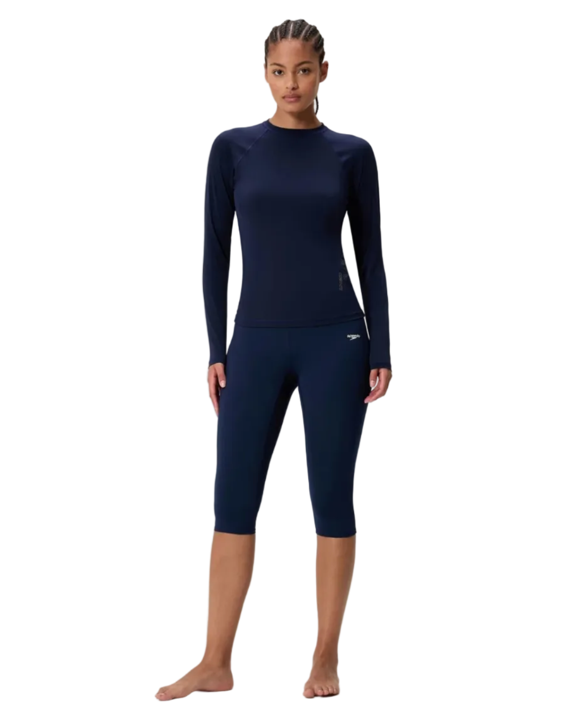 Womens Endurance Three Quarter Swim Legging