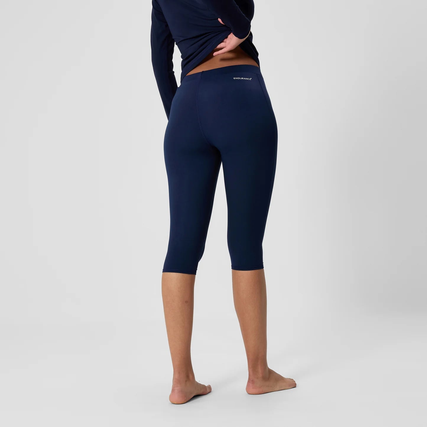 Womens Endurance Three Quarter Swim Legging