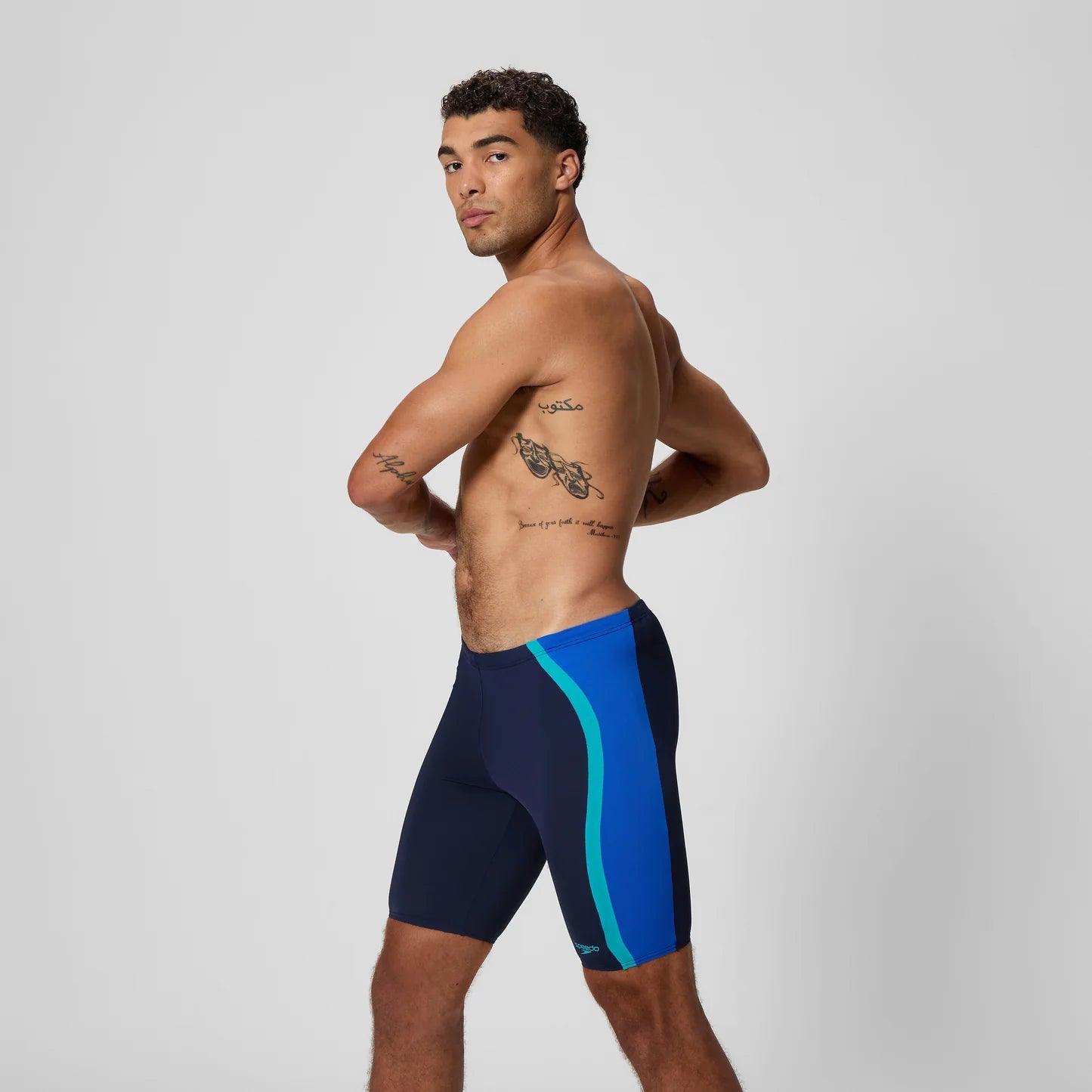 Mens Solid Splice Jammer