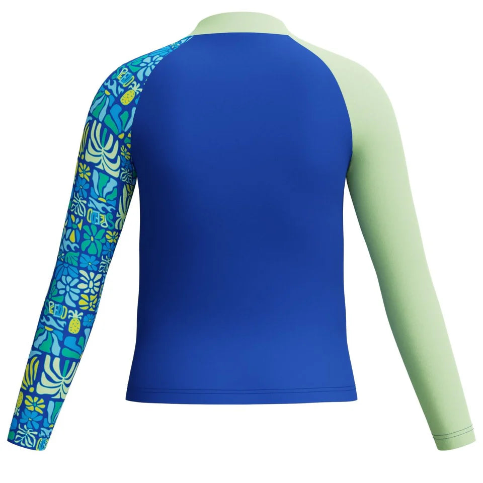 Junior Long Sleeve Print Rash Guard