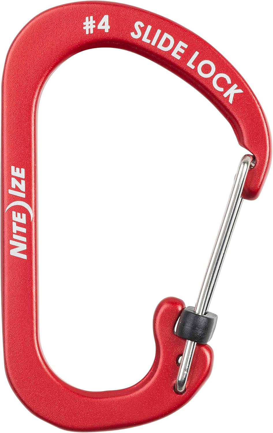 SlideLock® Carabiner Aluminum #4 - Red