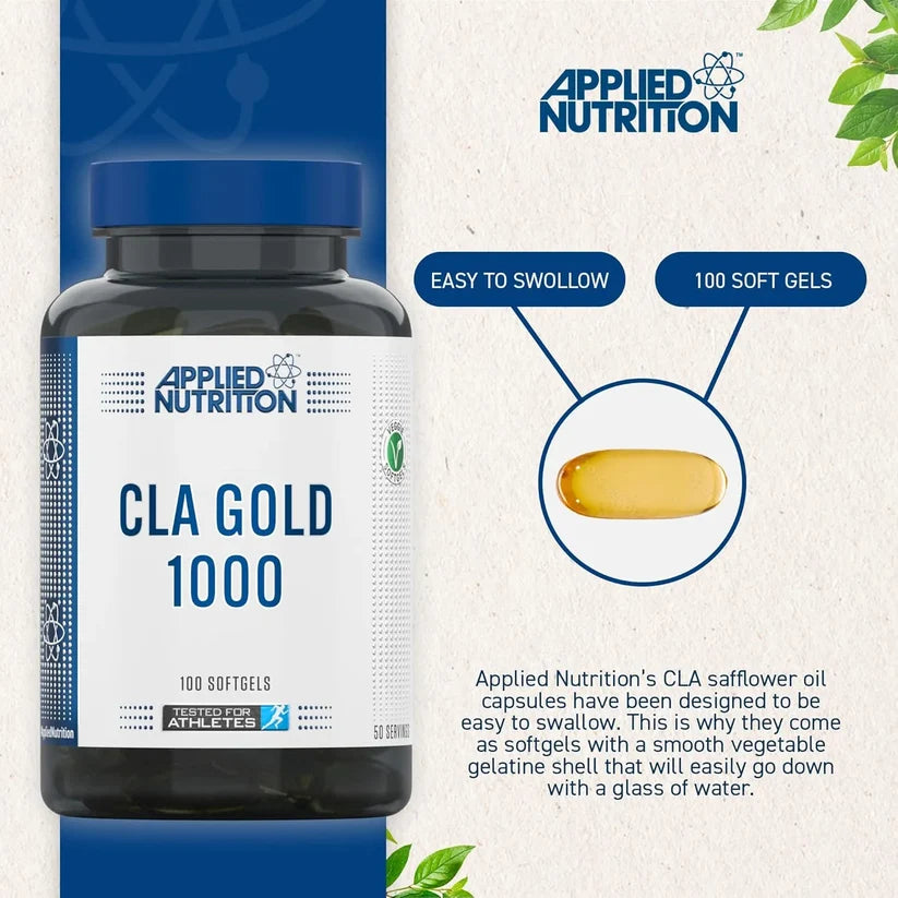 CLA Gold 1000 Milligrams 100 Soft Gels