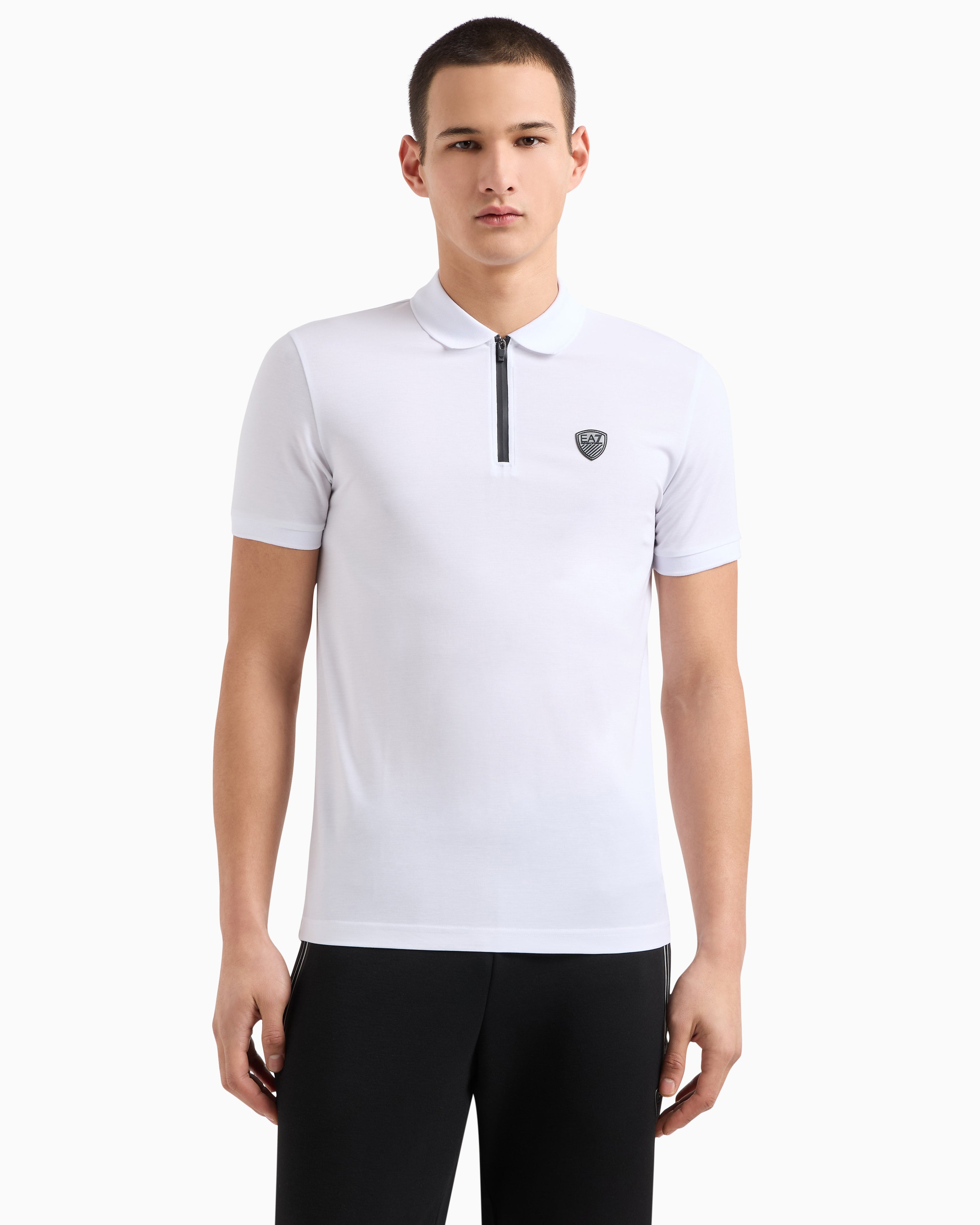 Mens Premium Shield Logo Polo