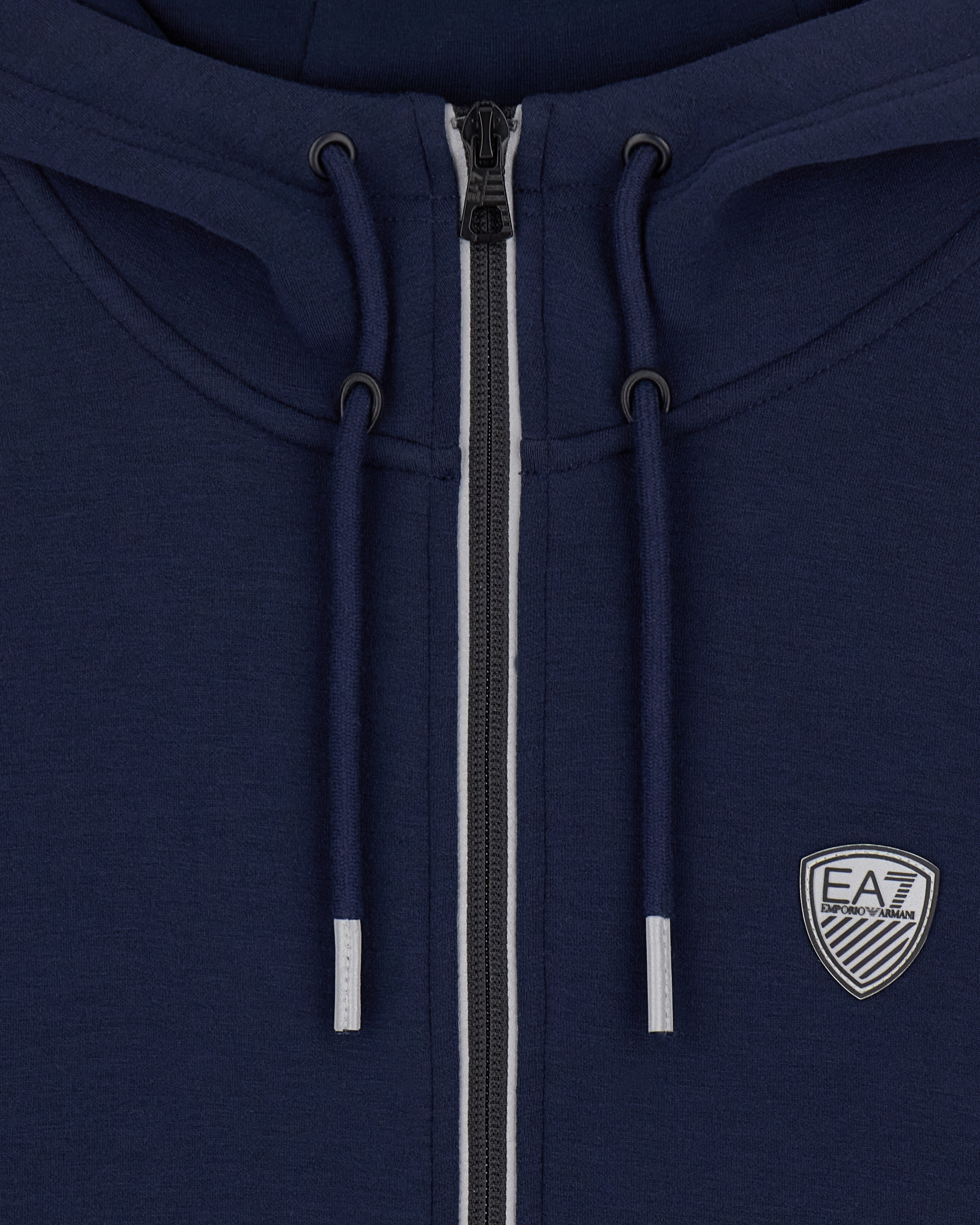 Mens Premium Shield Logo Full Zip Hooded Jacket