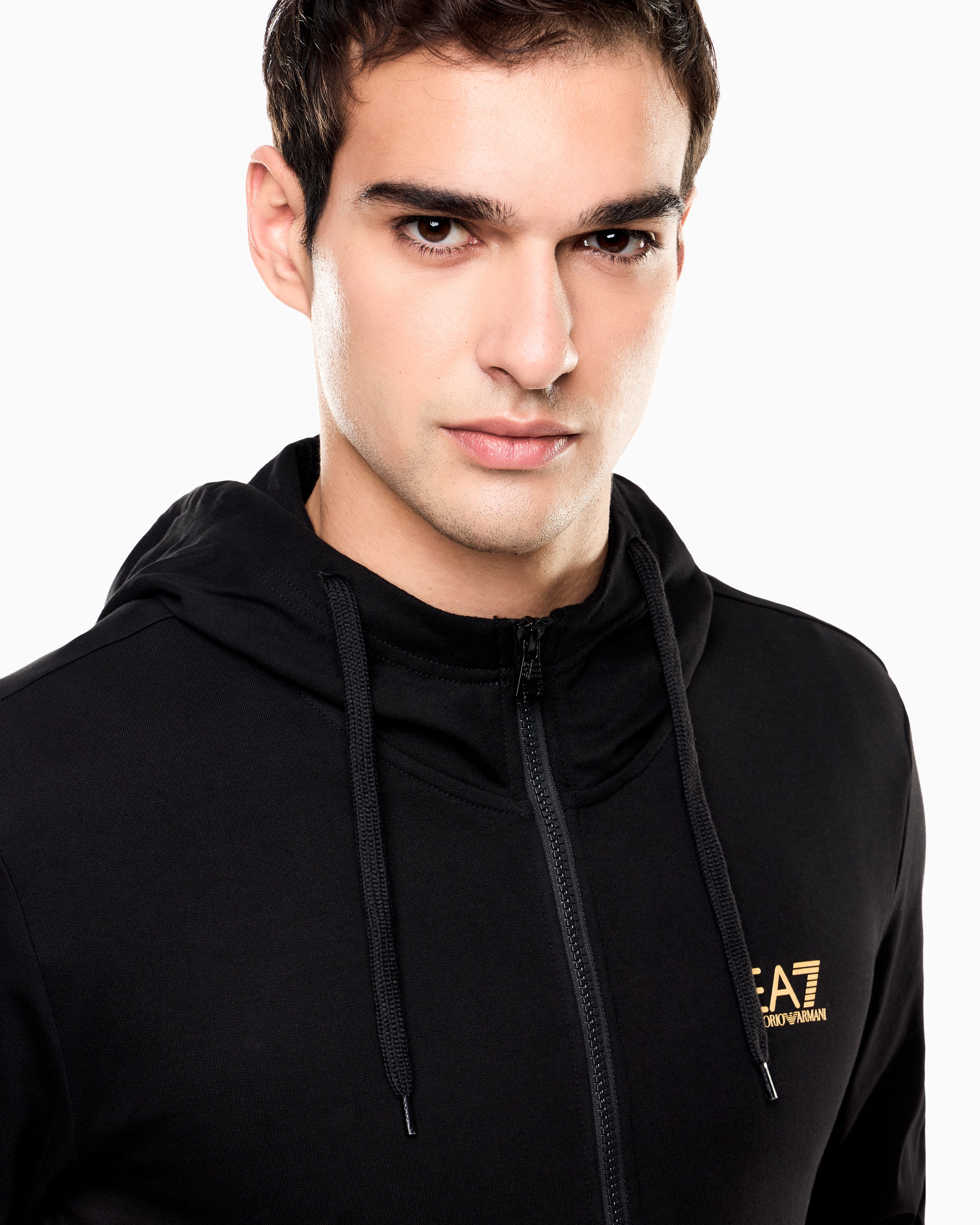 Mens Train Core Identity Full Zip Hooded Jacket