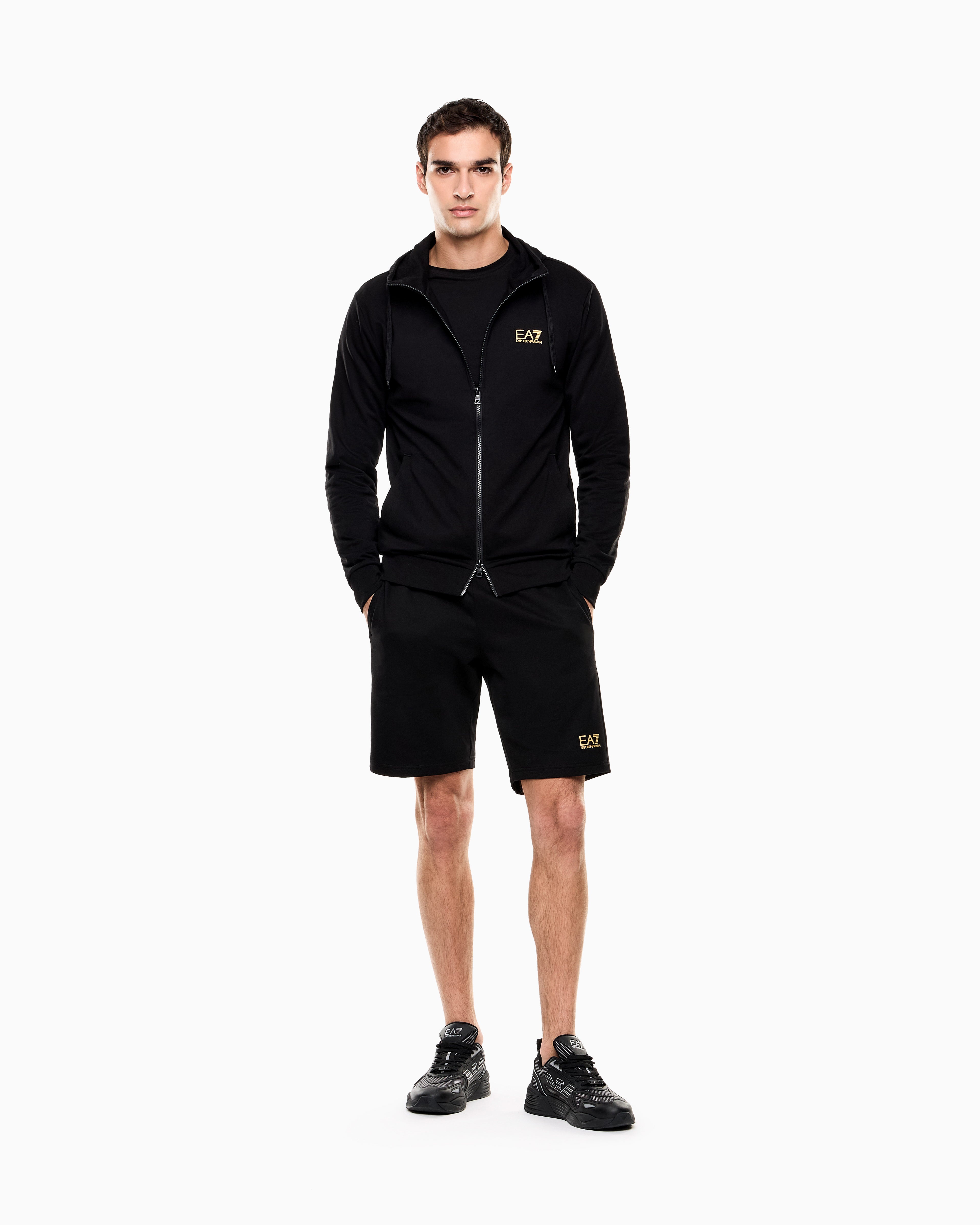 Mens Train Core Identity Full Zip Hooded Jacket