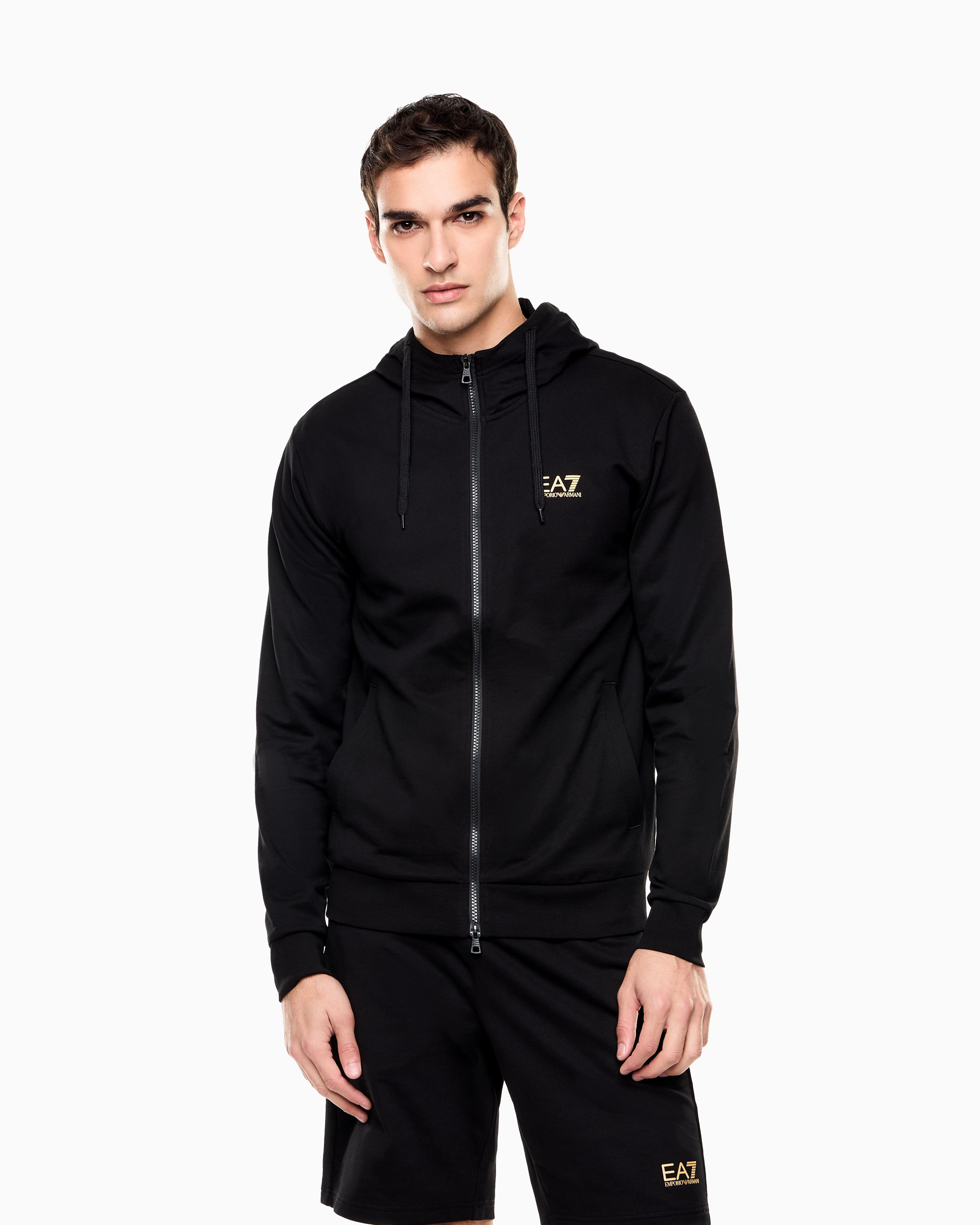 Mens Train Core Identity Full Zip Hooded Jacket