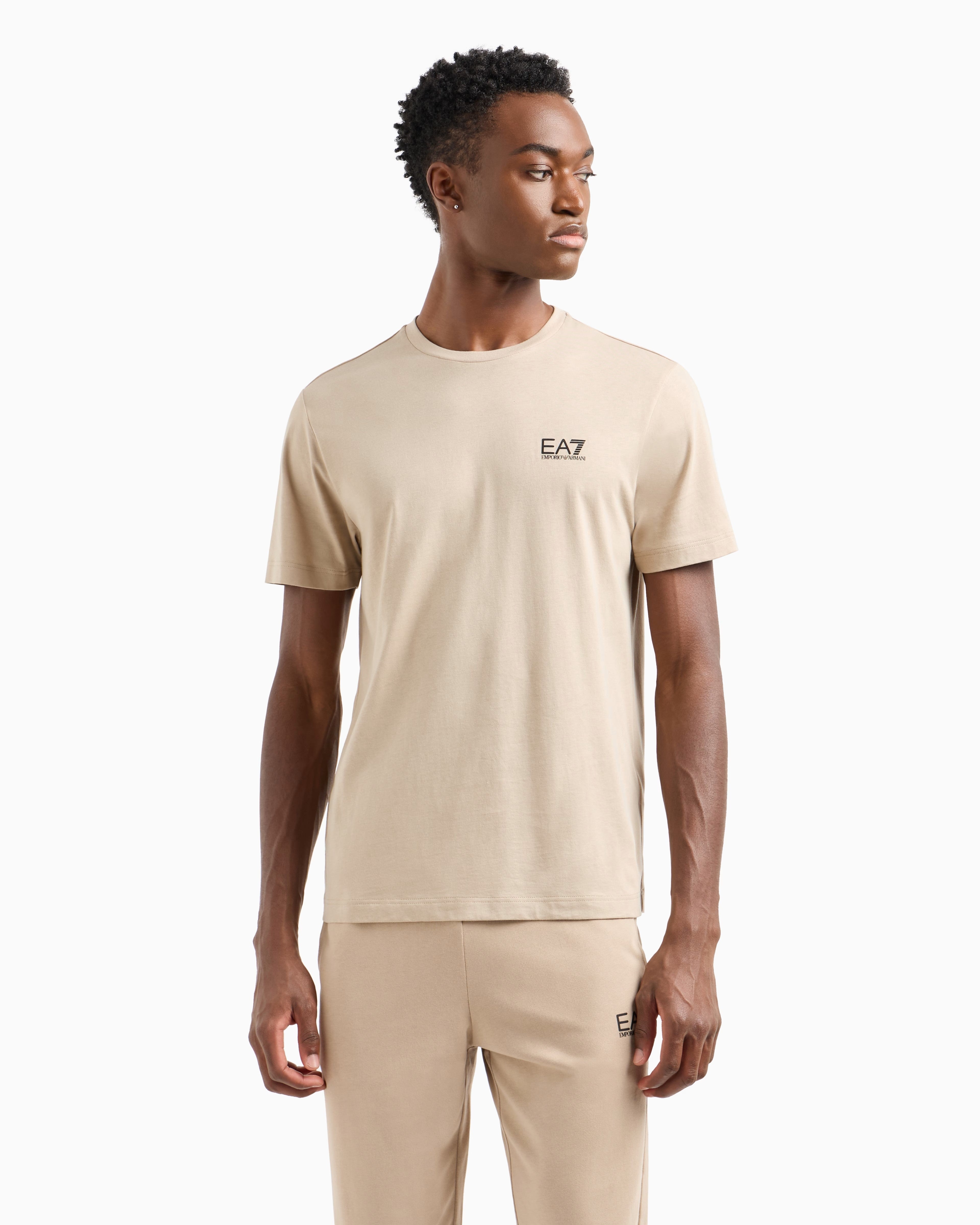 Mens Train Core Identity Pima Cotton Short Sleeve T-Shirt