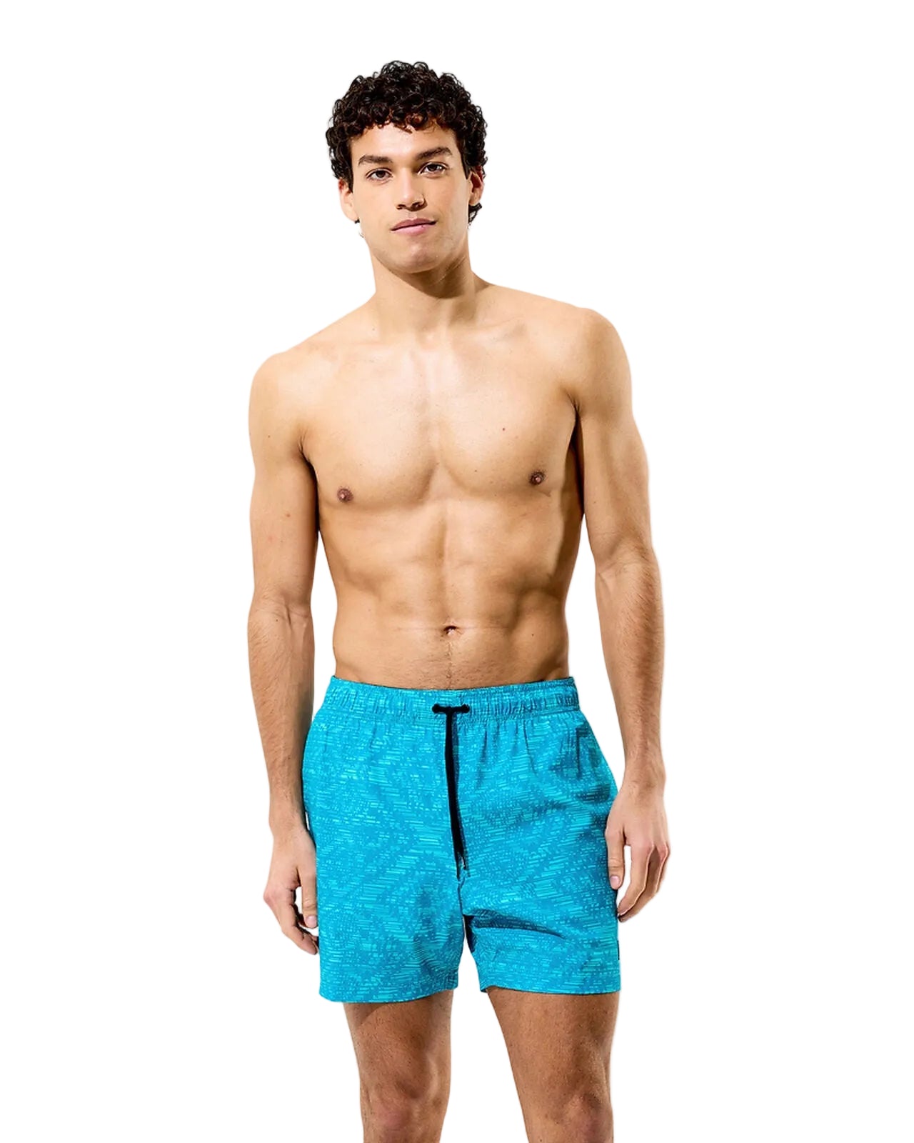 Mens Printed Redondo 16 inch Edge Swim Short