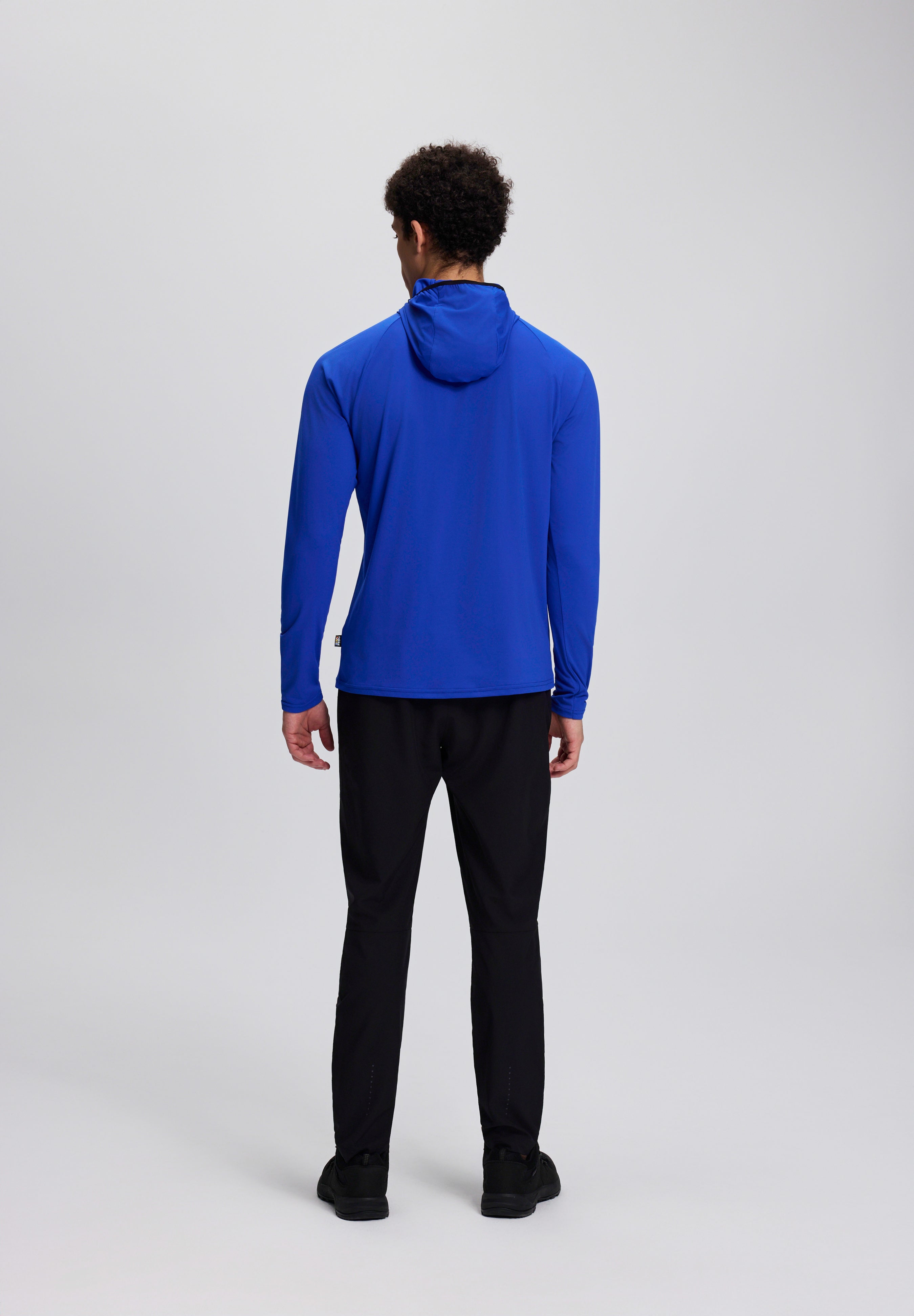 Mens Metsola Hooded Pullover Lightweight Longsleeve