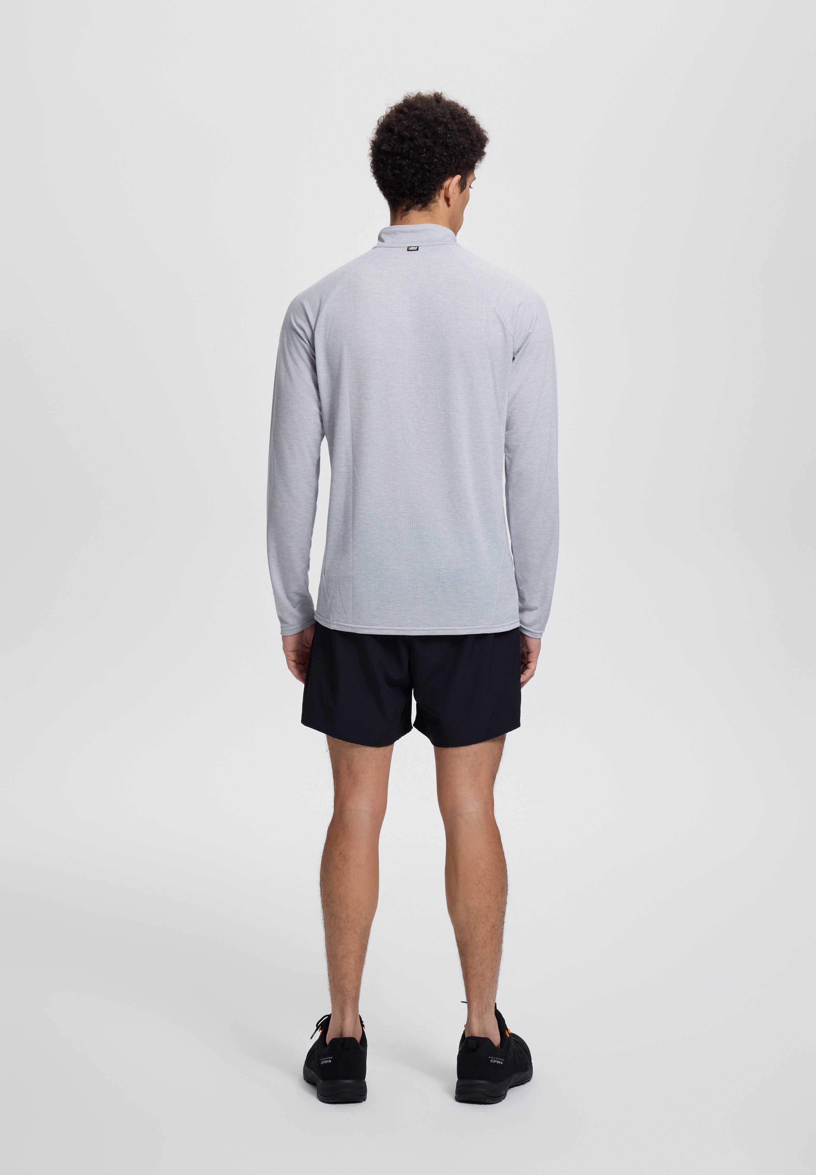 Mens Myran Lightweight Melange Half Zip