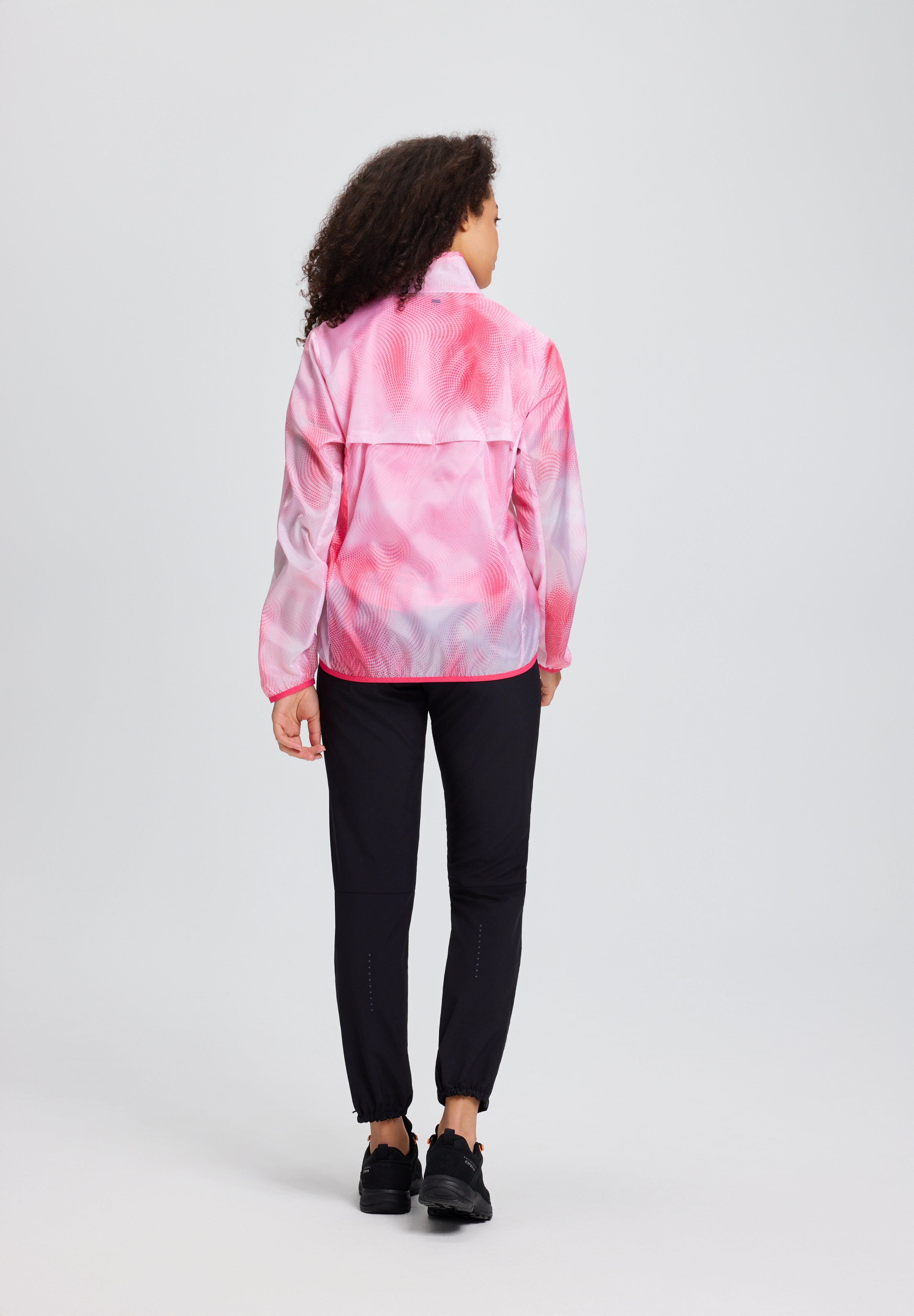 Womens Running Maile Printed Jacket