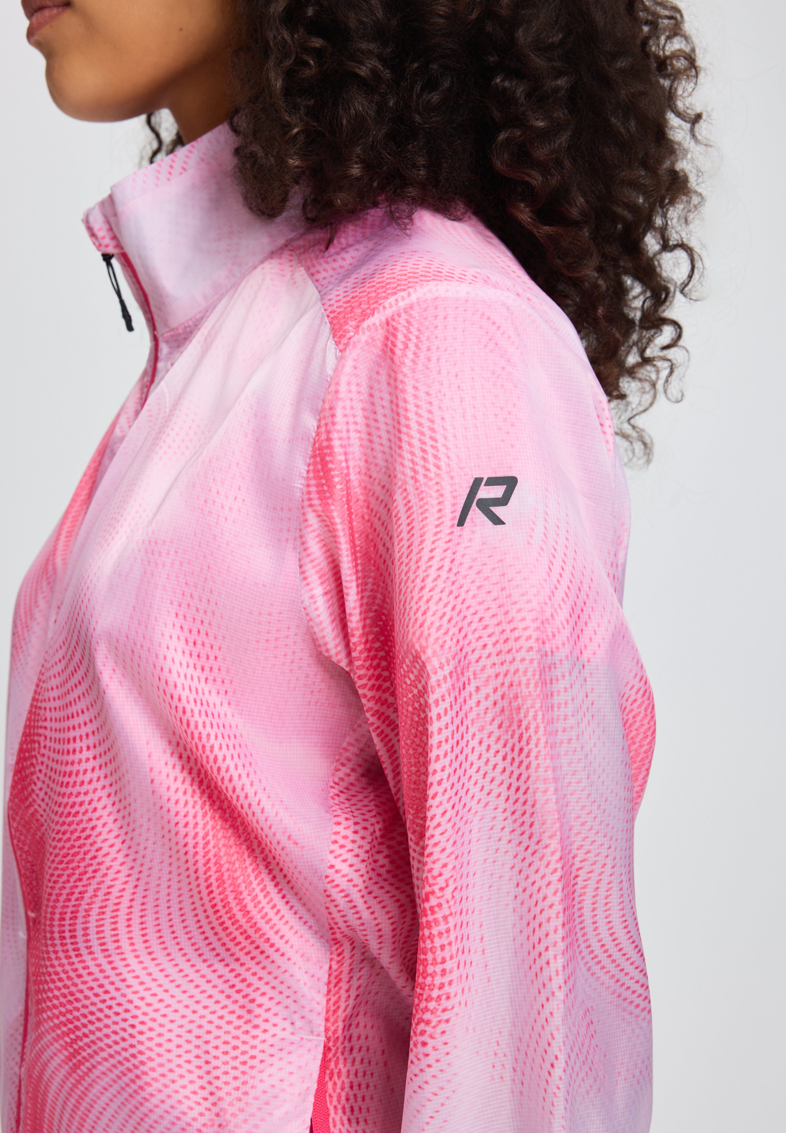 Womens Running Maile Printed Jacket