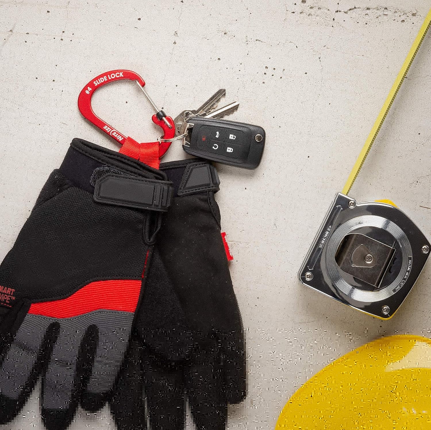 SlideLock® Carabiner Aluminum #4 - Red