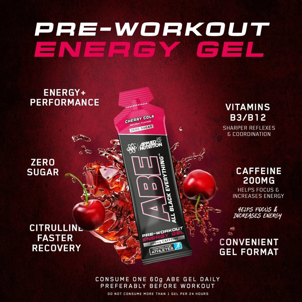 ABE Pre-workout Gel Cherry Cola 60 Milliliters