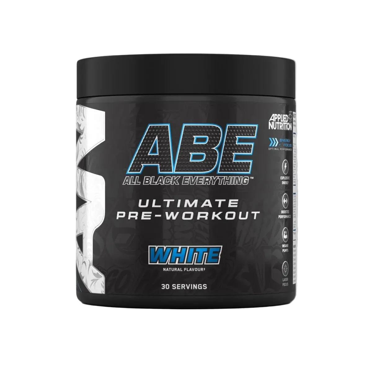 ABE Pre-workout Powder White 375 Grams