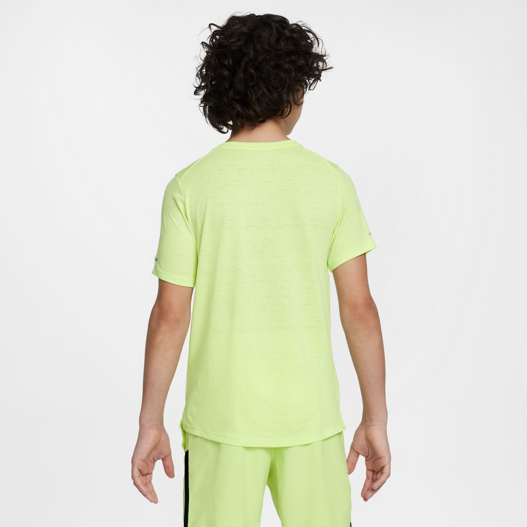 Boys Performance Dri-Fit Miler Short Sleeve T-Shirt