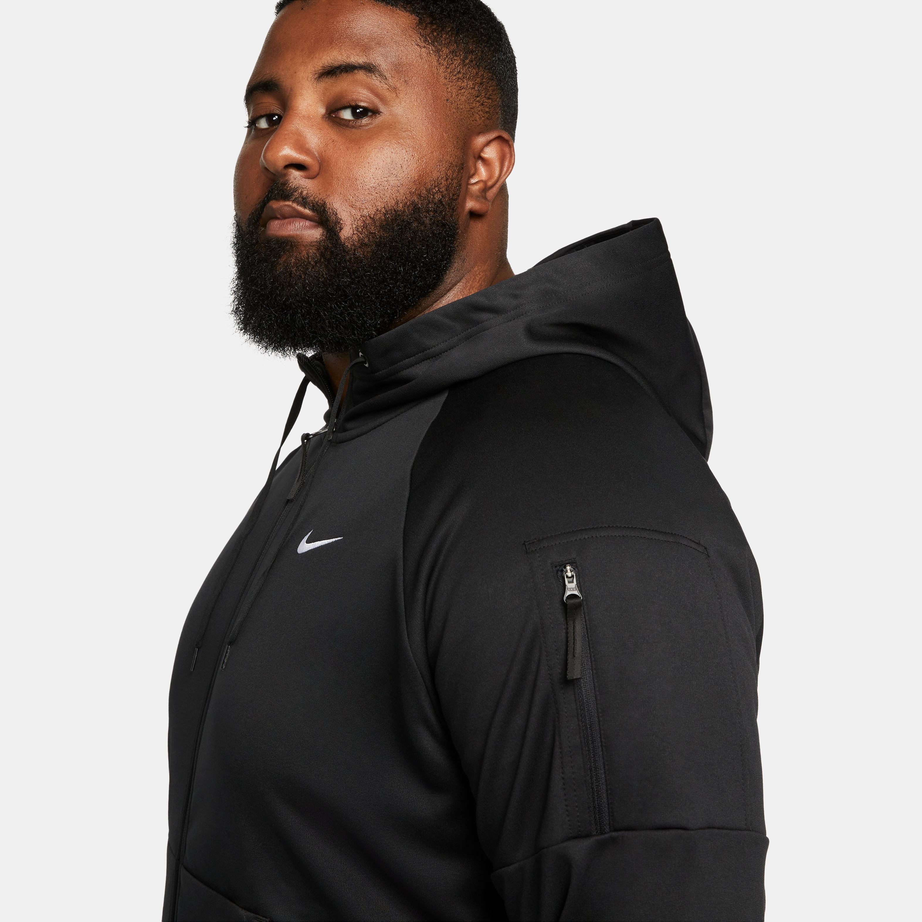 Mens Techfit Hooded Full Zip Jacket