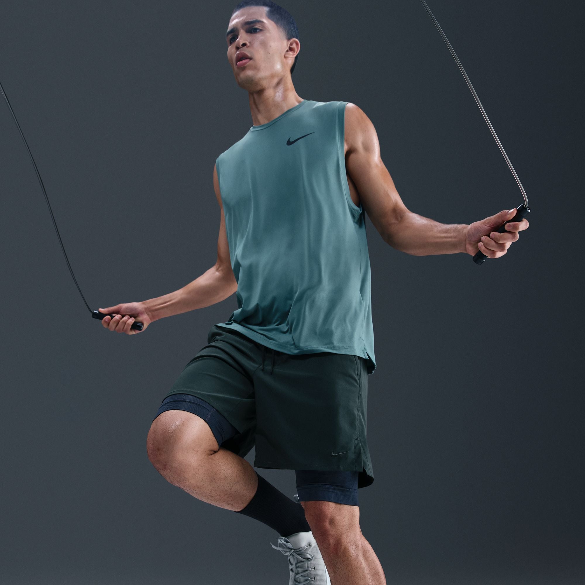 Mens Dri-Fit Unlimited 7 inch 2 in1 1 Woven Short