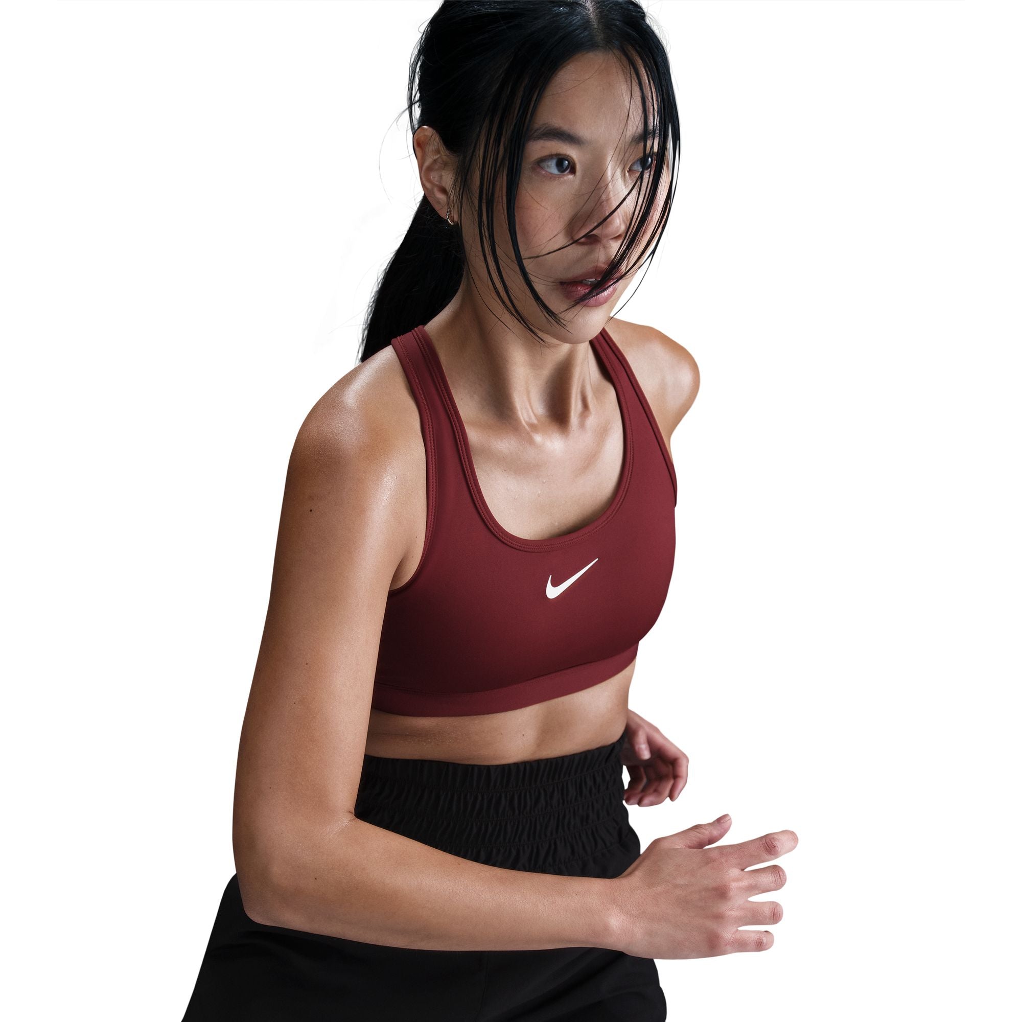 Womens Dri-Fit Swoosh Medium Impact Sports Bra