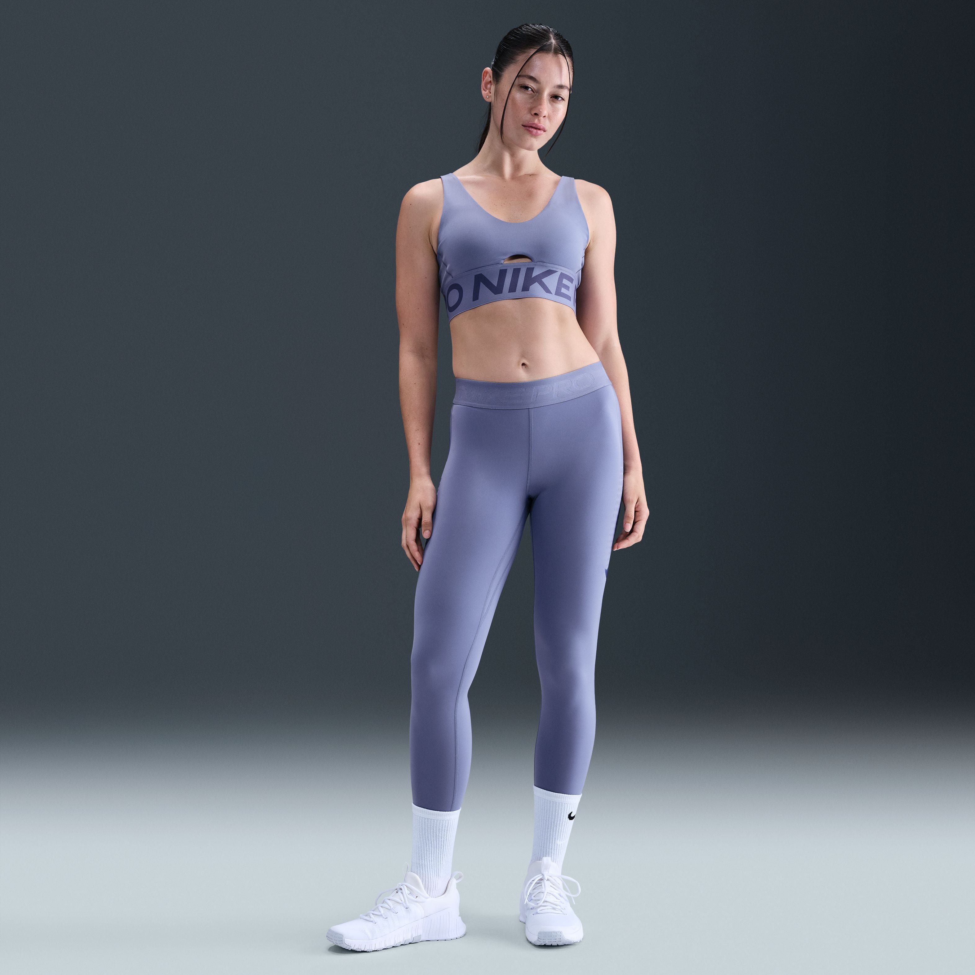 Womens Nike Pro Indy Plunge Medium Support Bra