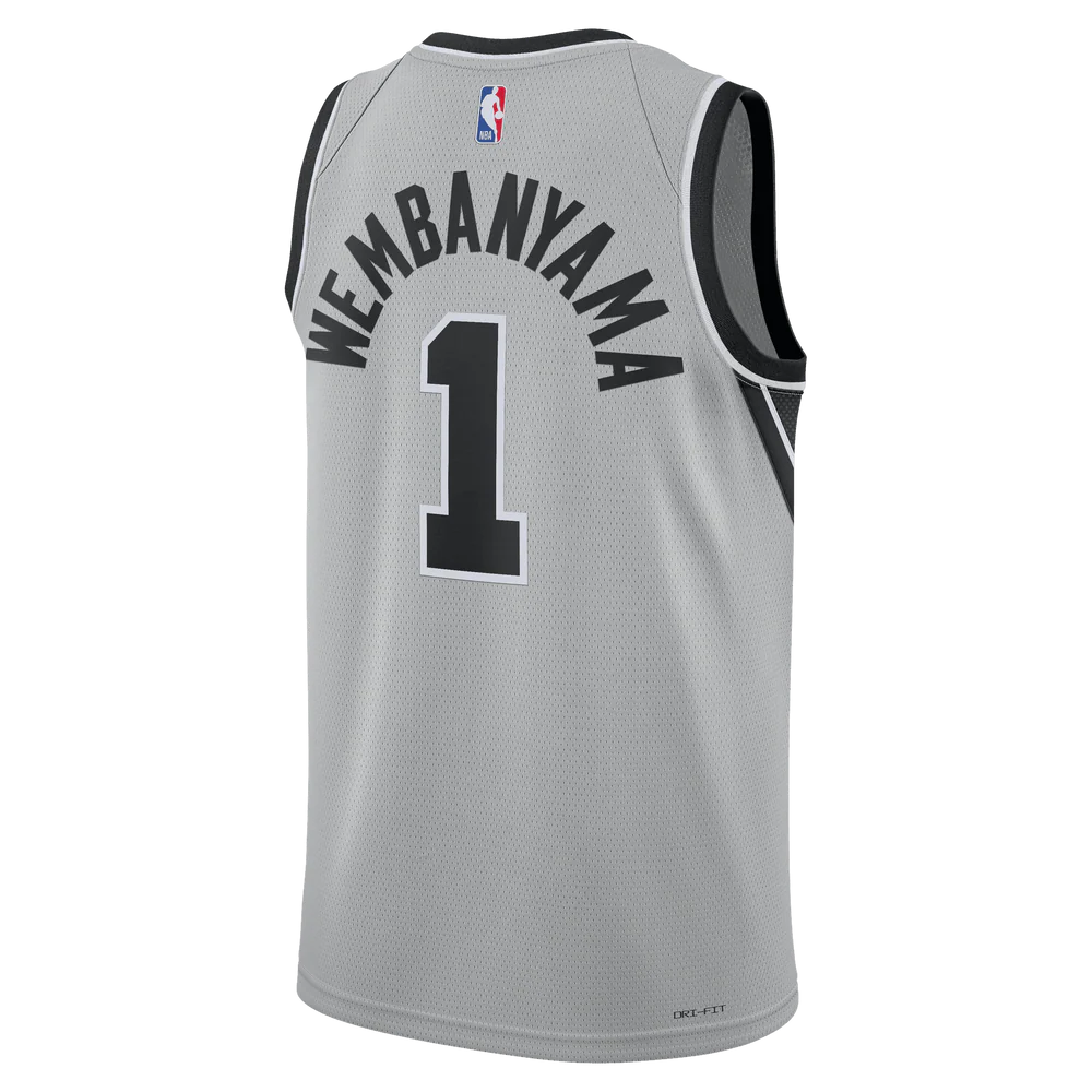Mens San Antonio Spurs Wembanyama Statement Replica Jersey