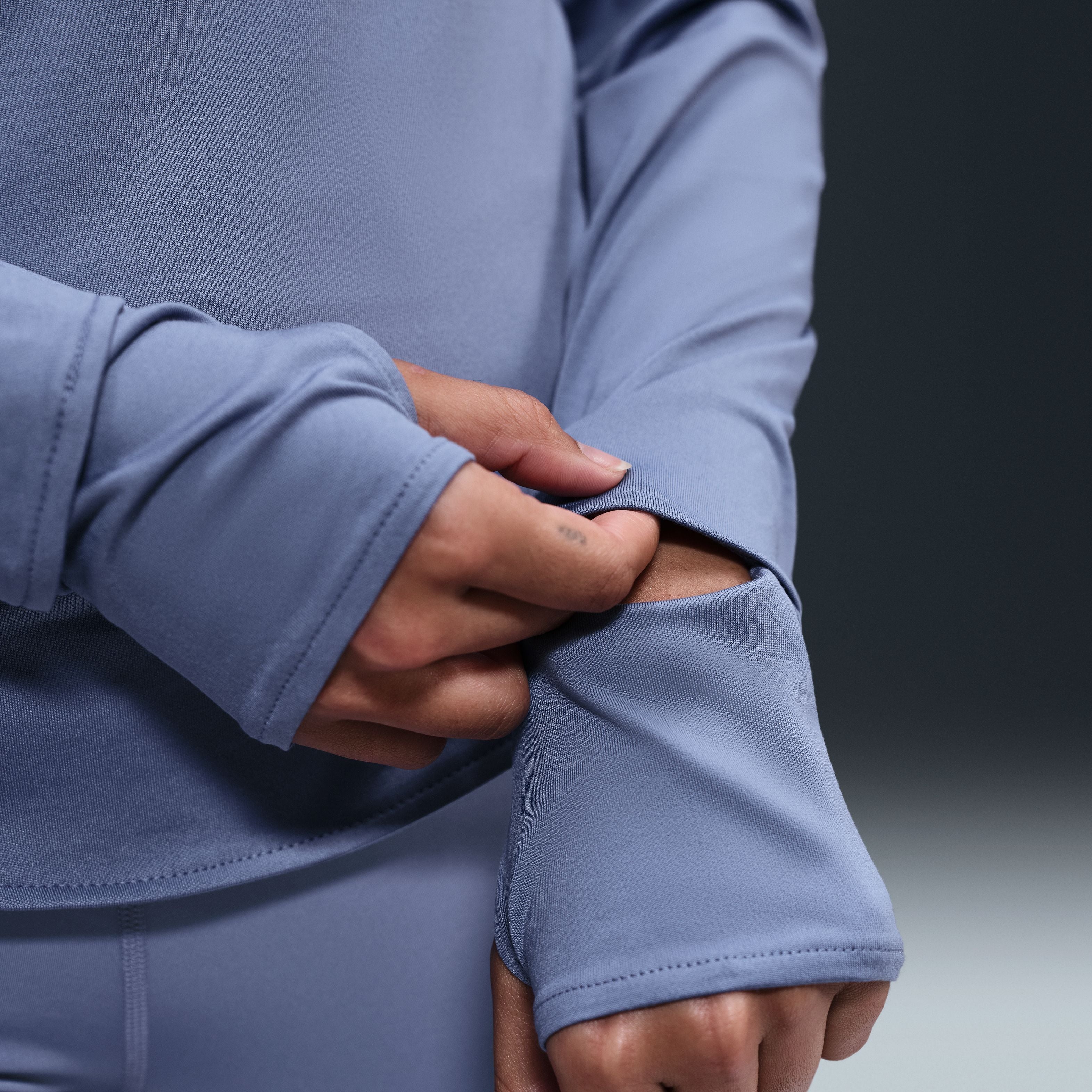 Womens Nike Swift Dri Fit UV Halfzip Top