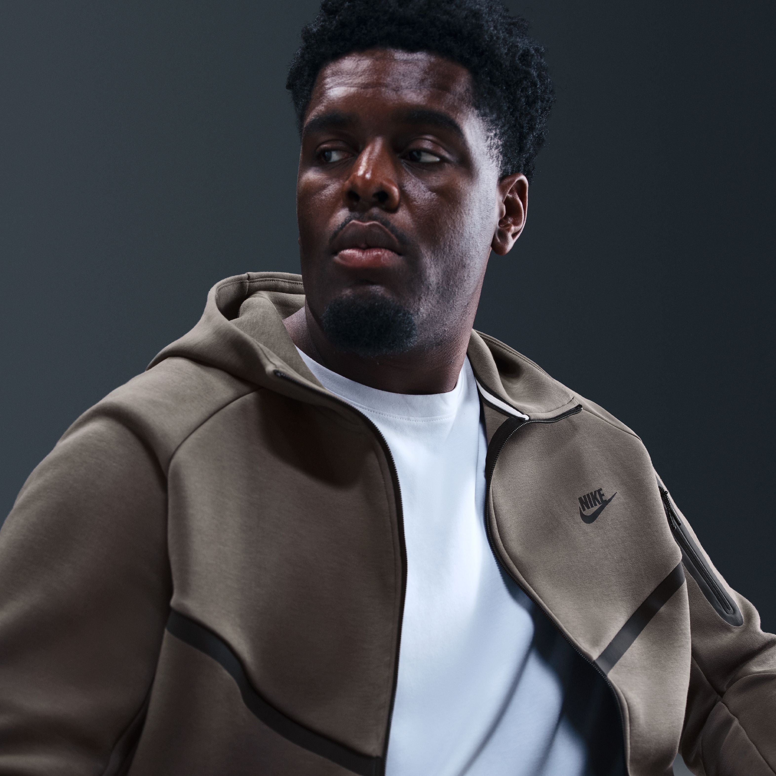 Mens Tech Fleece Full Zip Jacket