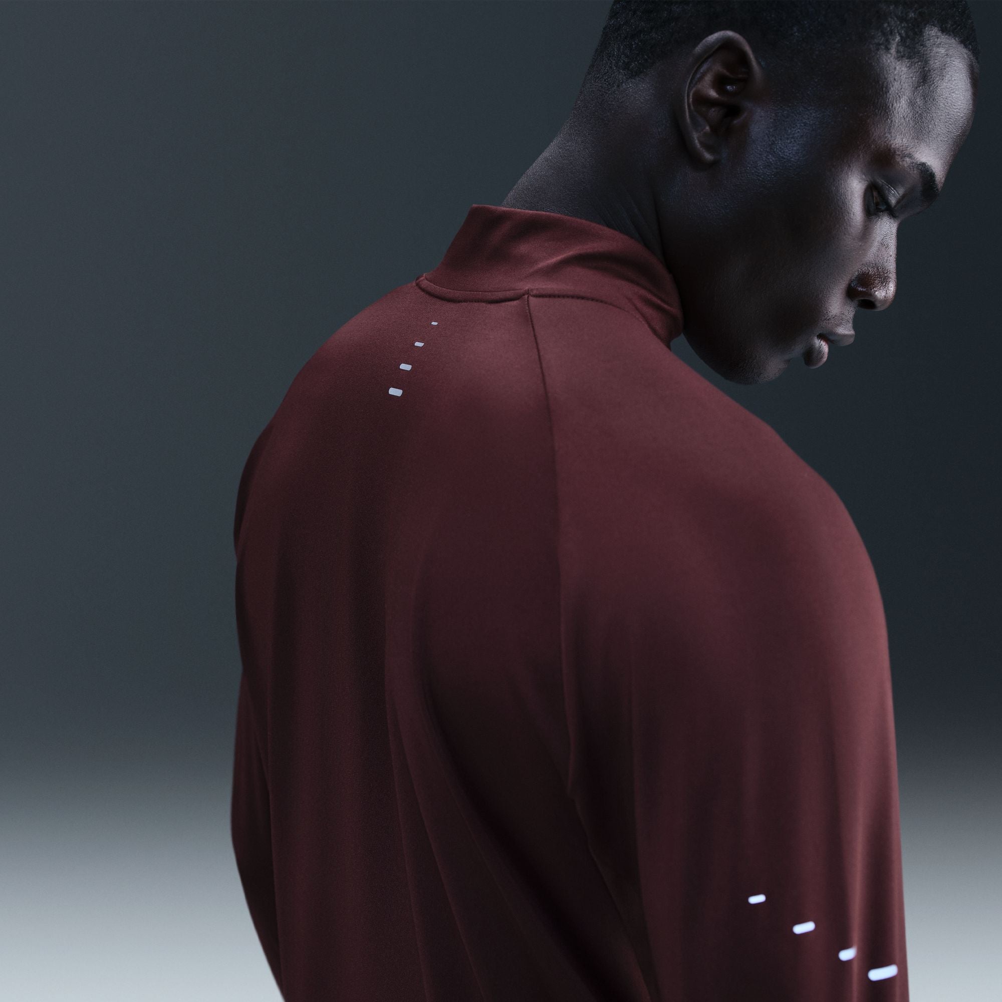 Mens Dri-Fit Stride Half Zip Midlayer